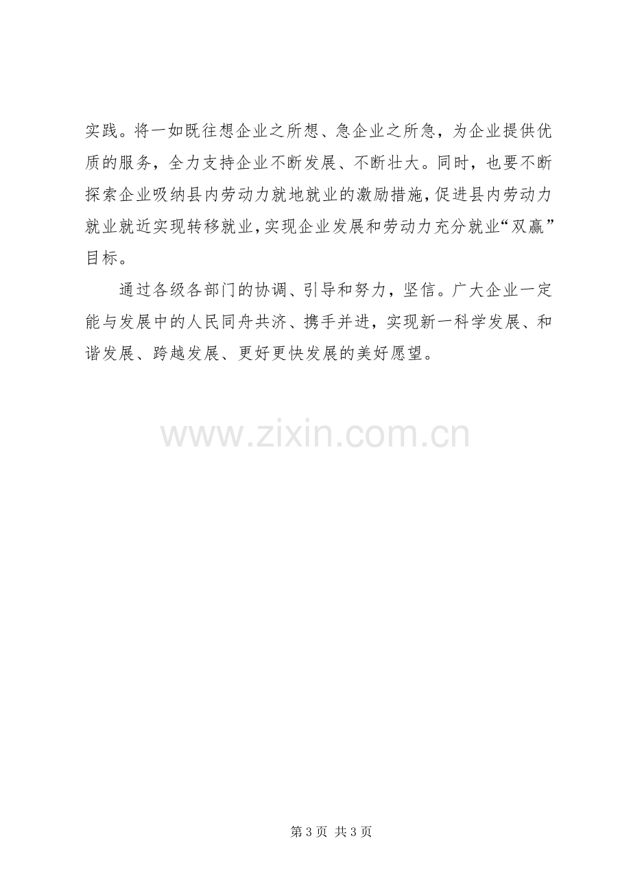 县就业工作会议县长讲话稿.docx_第3页