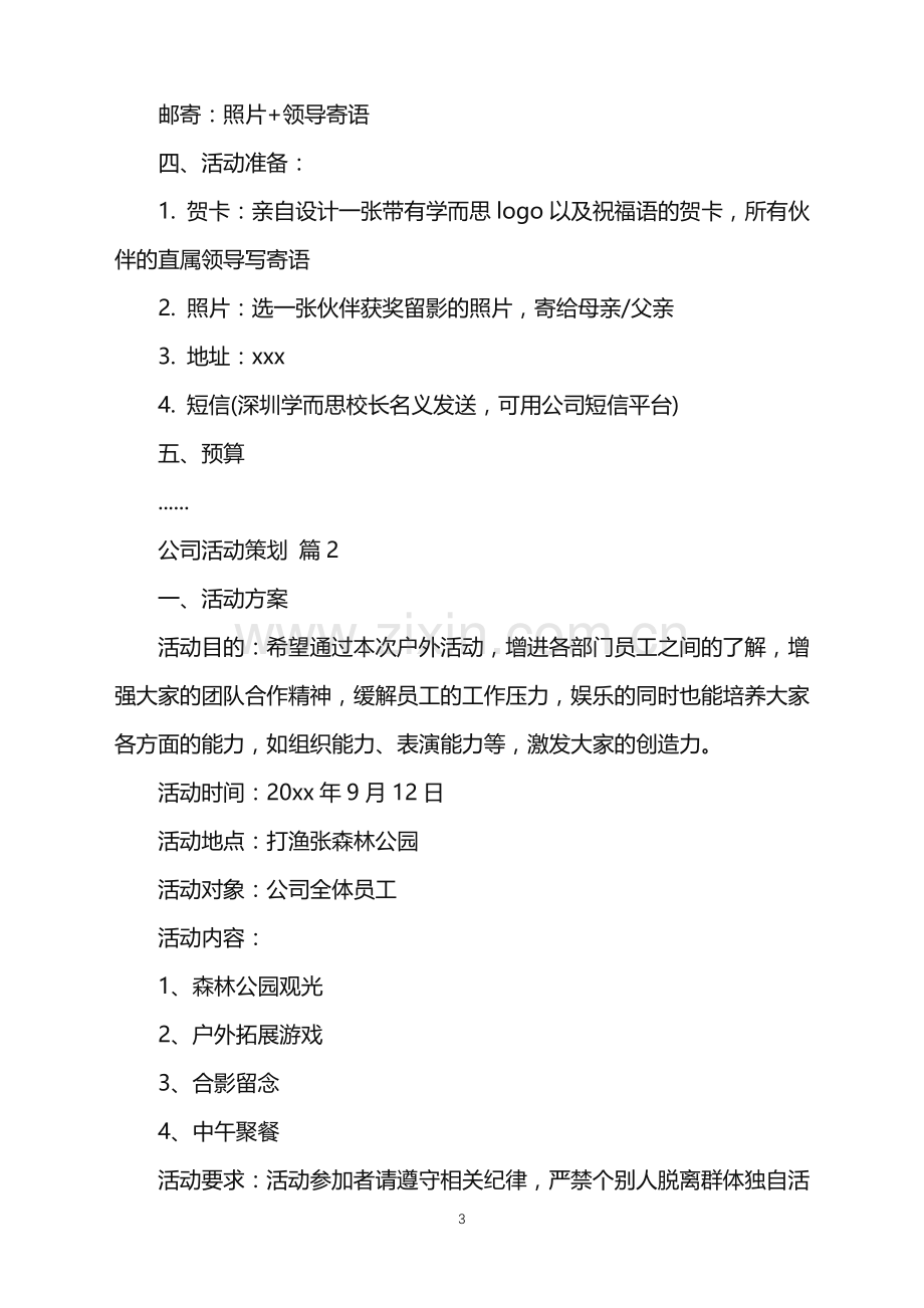 2022年公司活动策划十篇.doc_第3页