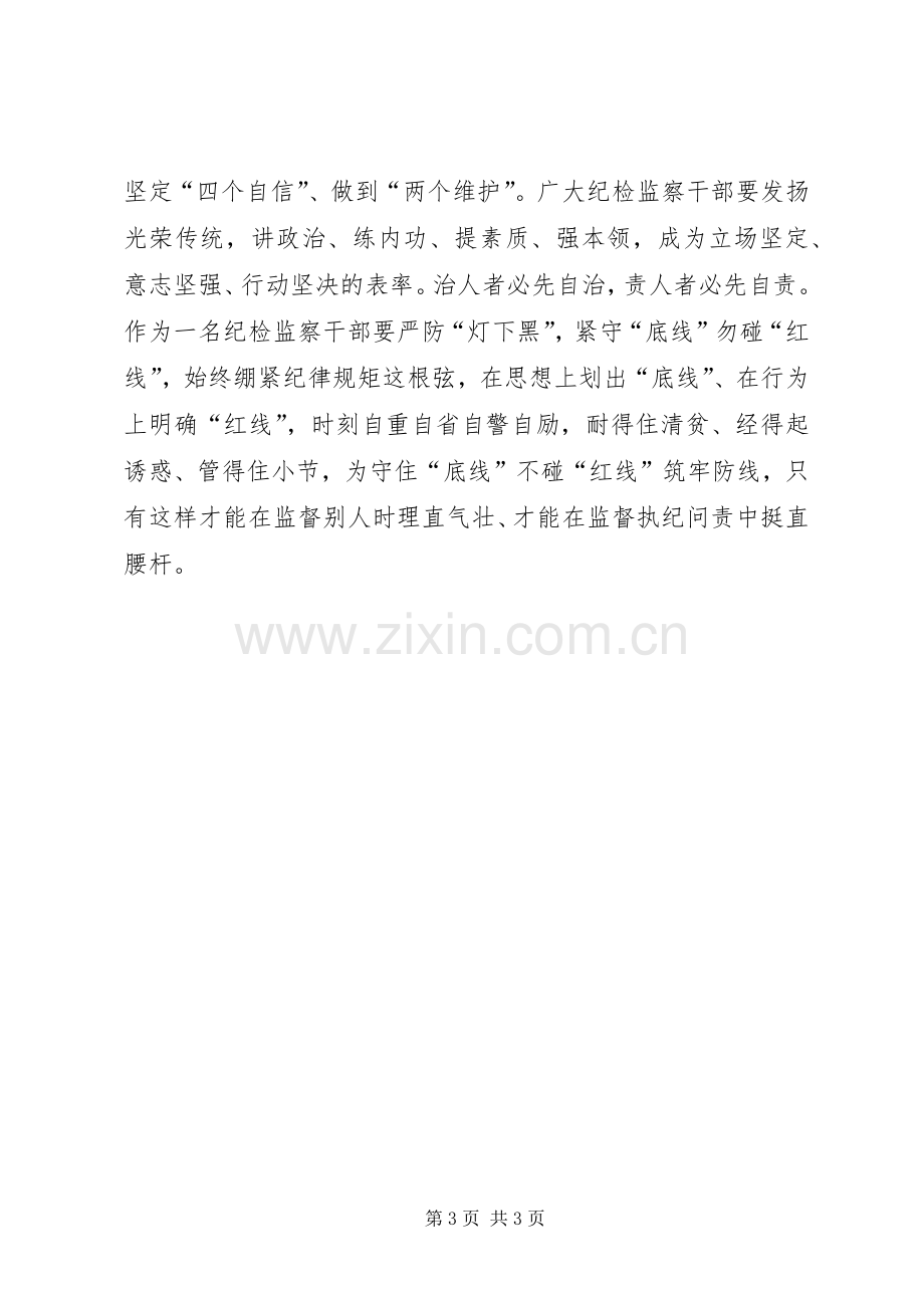 在纪委监委理论学习中心组XX年度集中学习会上上的发言提纲.docx_第3页