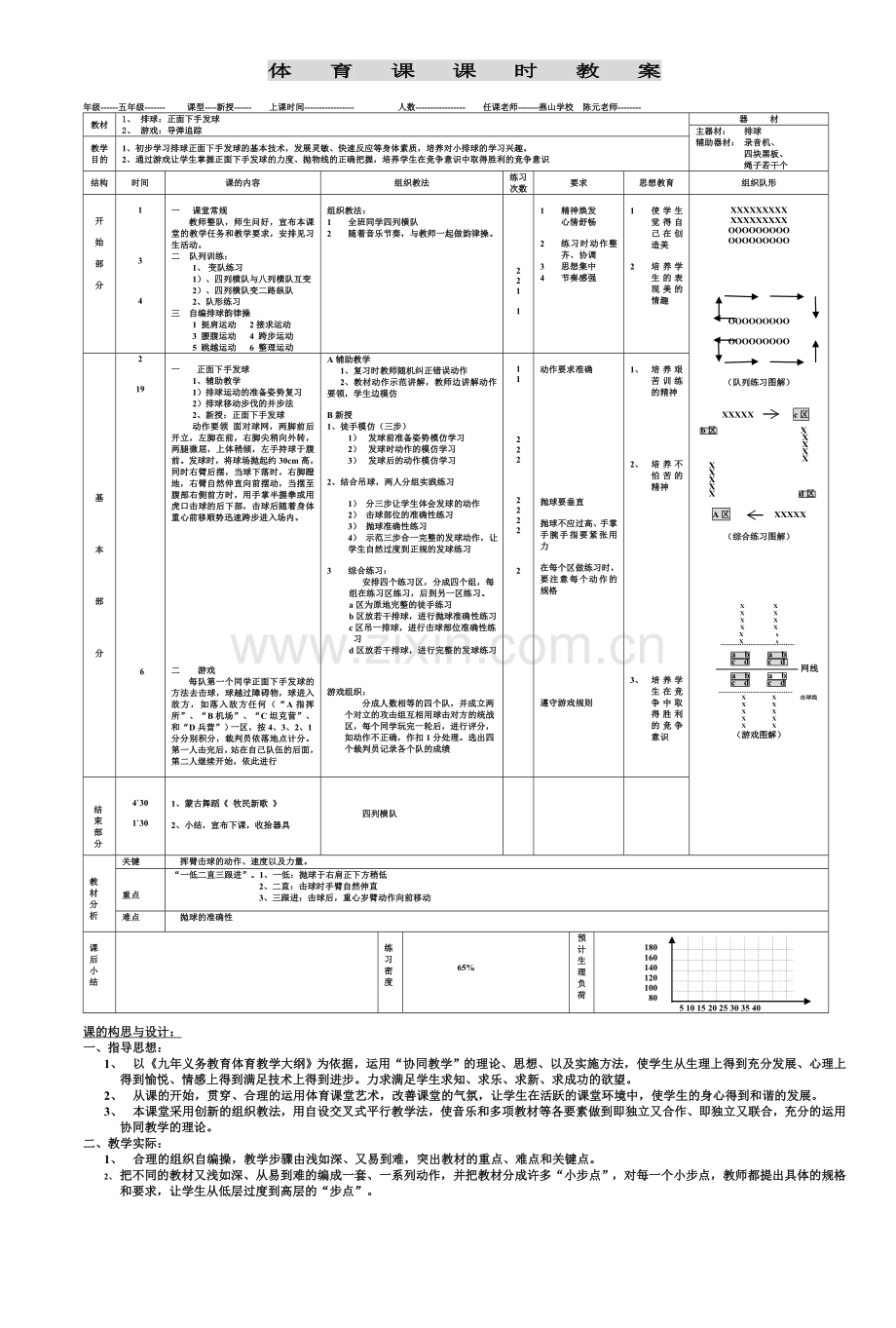 小学体育课件：正面下手发球课件.doc_第1页