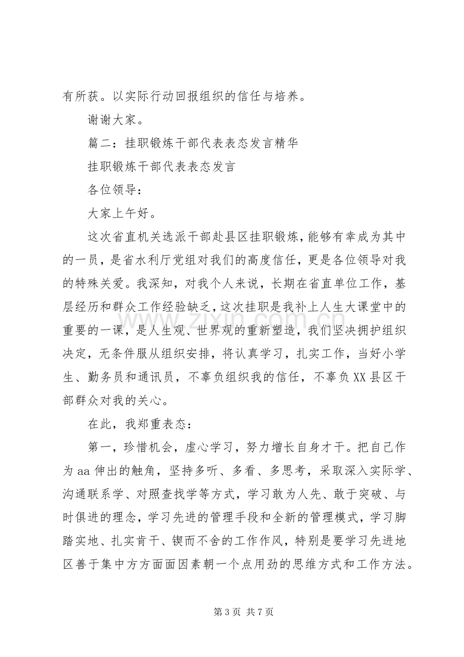 篇一：挂职锻炼表态发言上挂.docx_第3页