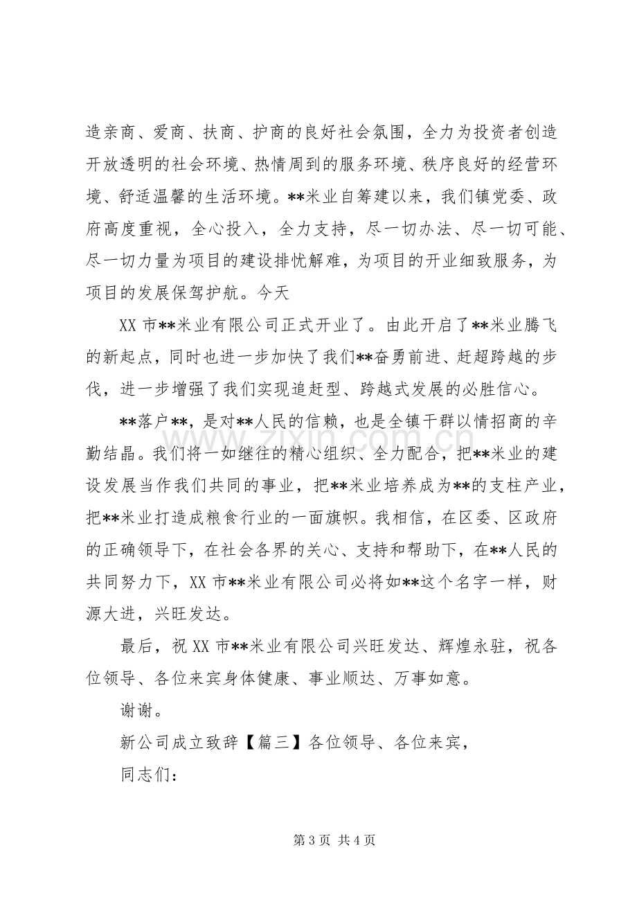 新公司成立致辞.docx_第3页