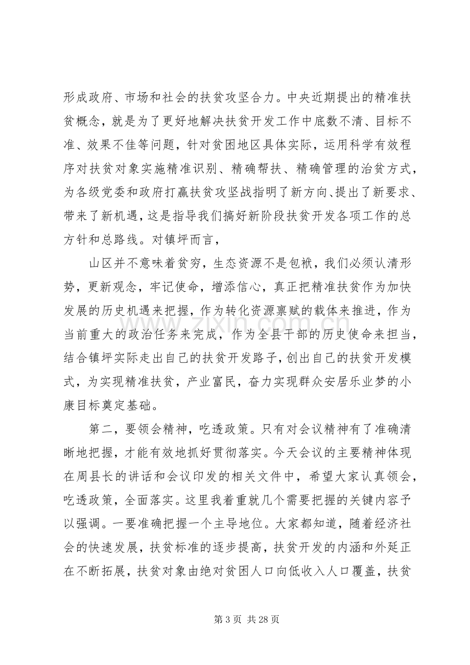 实施精准扶贫着力改善民生发言材料.docx_第3页