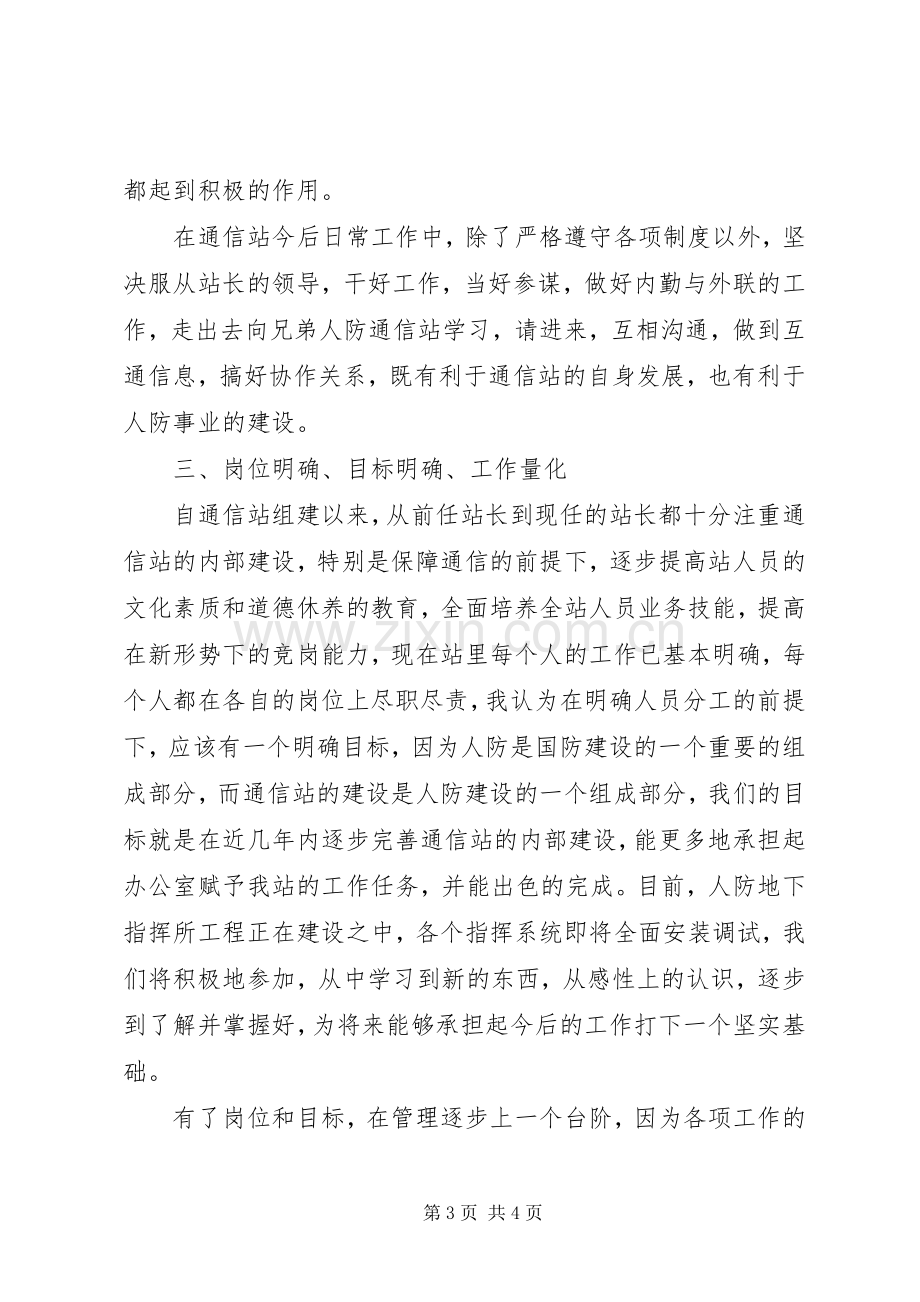 通信站副站长竞职精彩演讲稿.docx_第3页