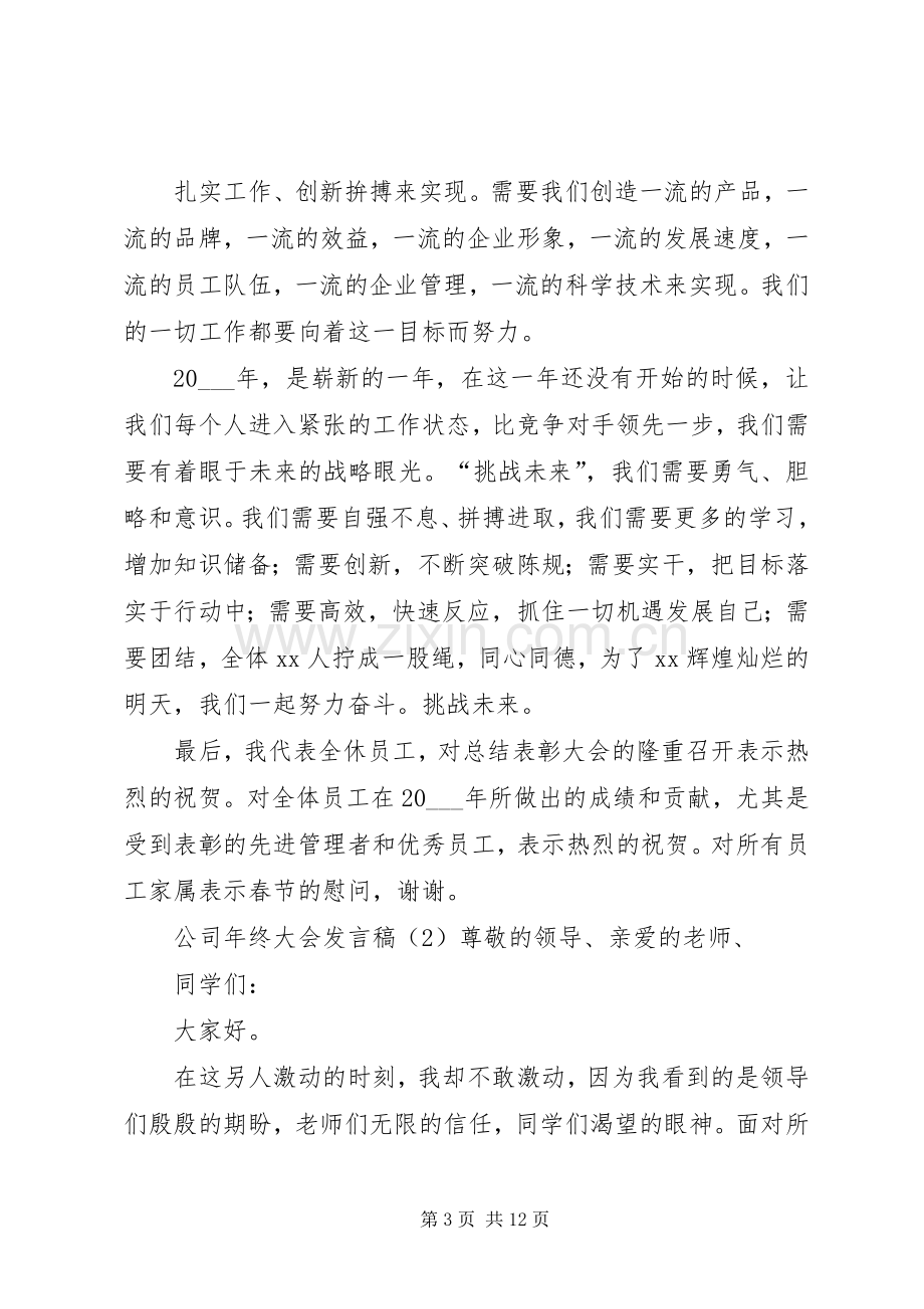 公司年终大会发言稿.docx_第3页