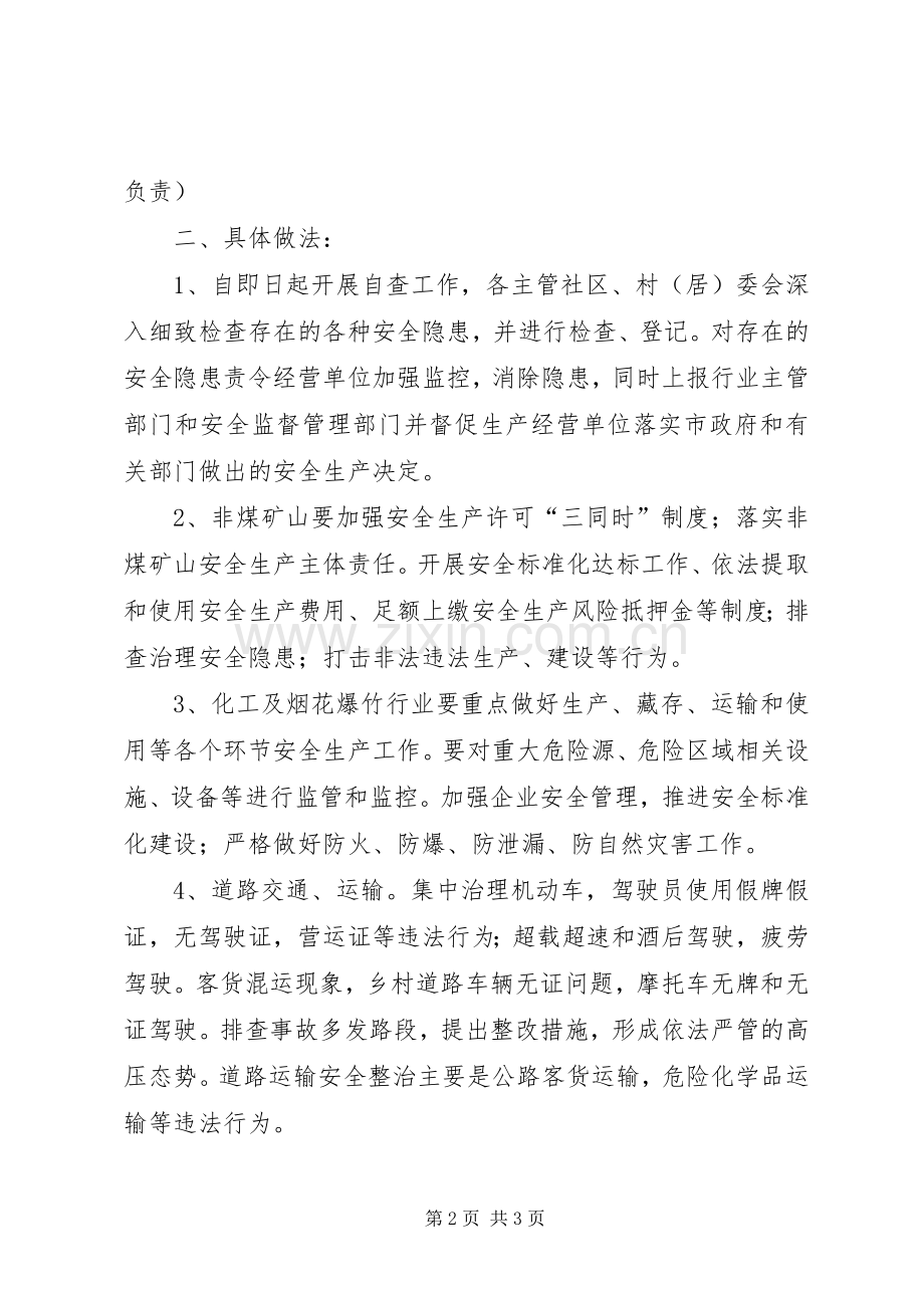 当周街道重点行业领域安全生产专项整治工作实施方案.docx_第2页