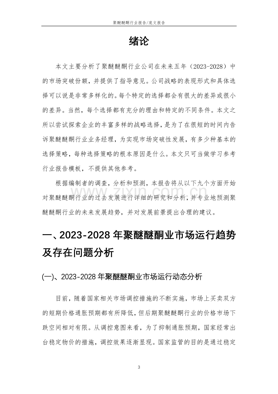 2023年聚醚醚酮行业分析报告及未来五至十年行业发展报告.doc_第3页