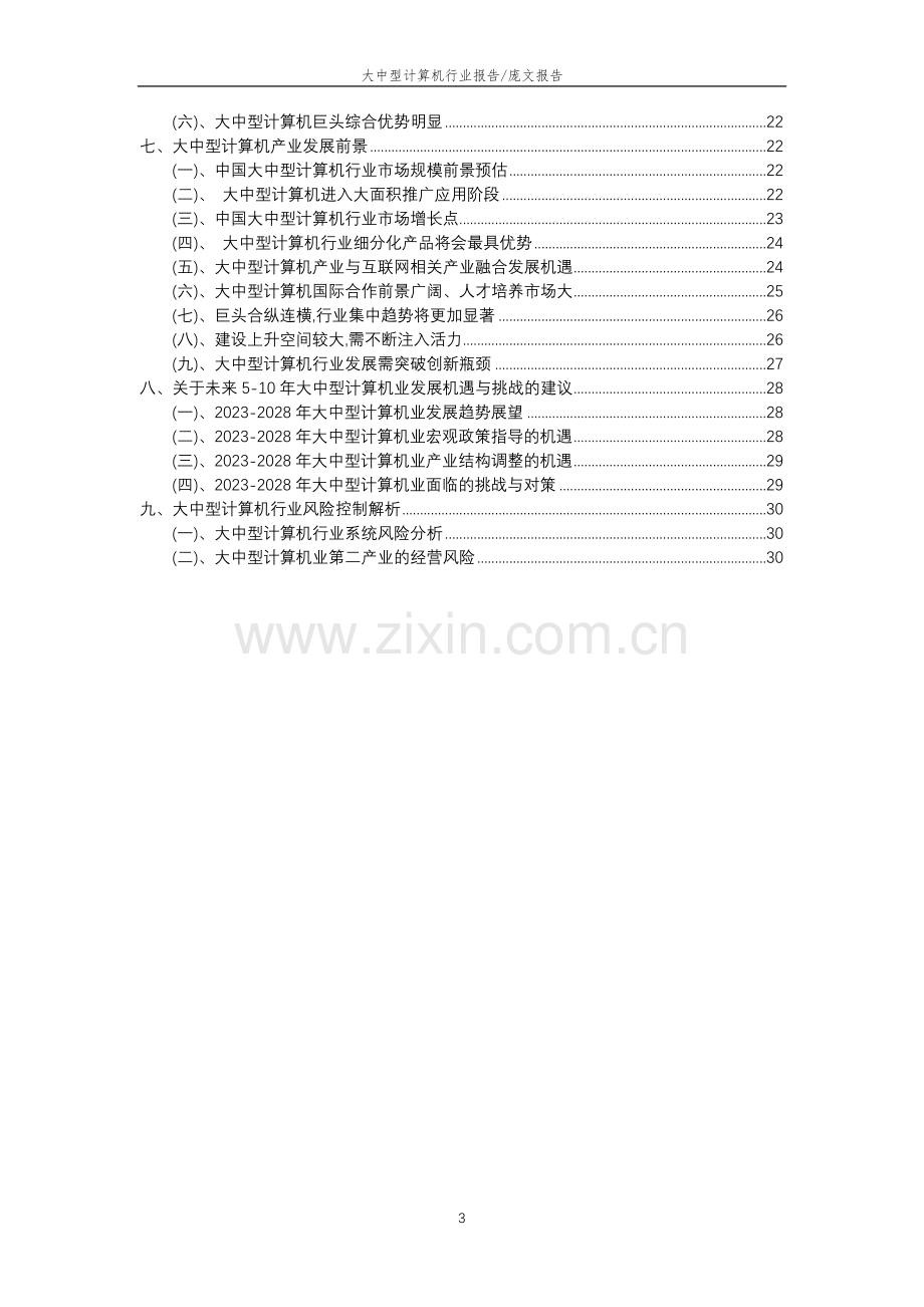 2023年大中型计算机行业分析报告及未来五至十年行业发展报告.doc_第3页