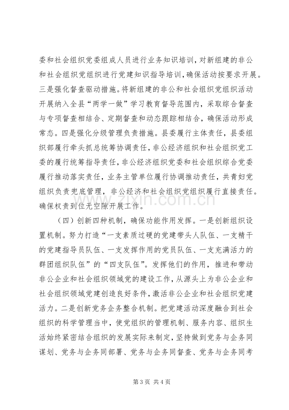 社会组织党建工作推进会发言材料.docx_第3页