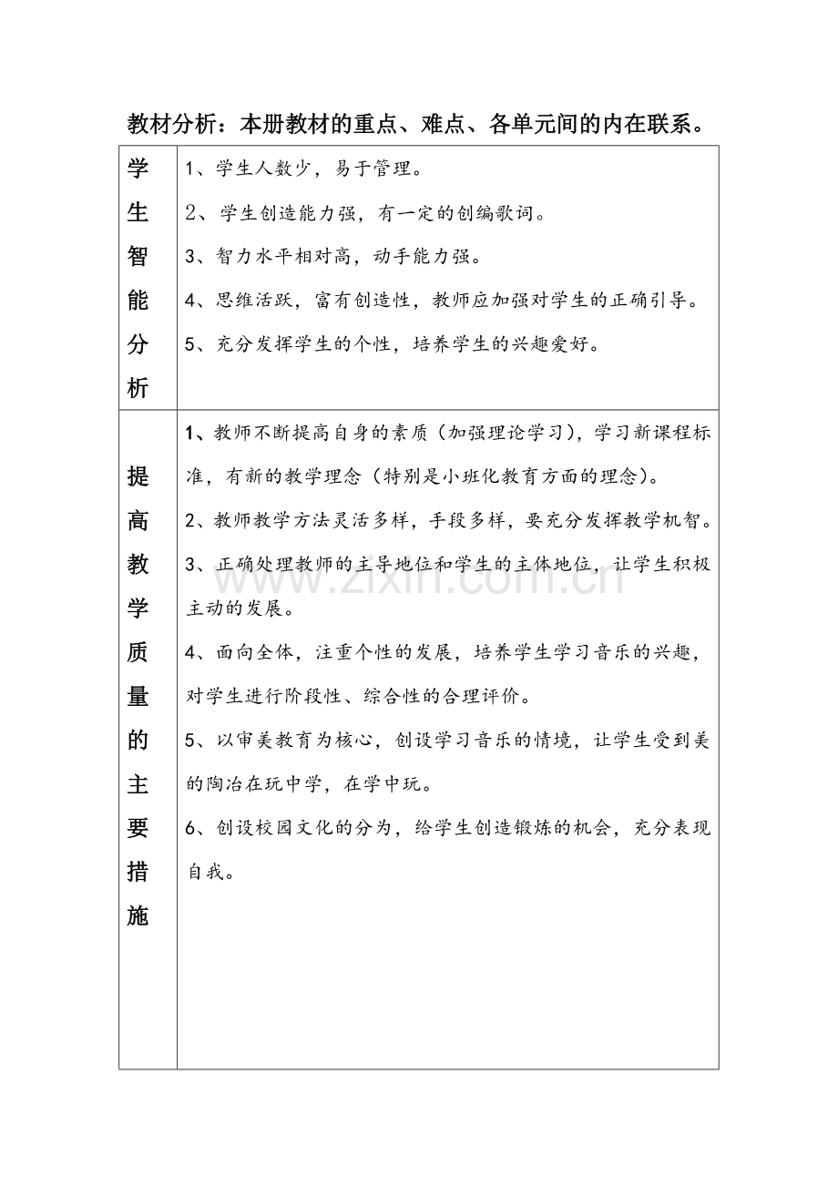 音乐 三年二期 教学计划.doc_第2页