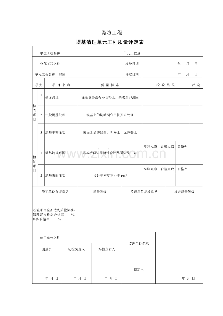 水利堤防工程质量评定表.doc_第3页