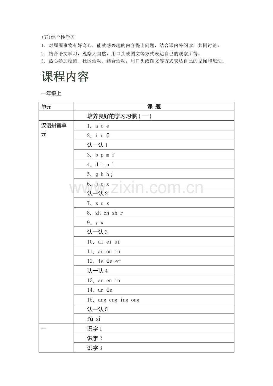 一年级语文课程目标-教学内容.doc_第2页