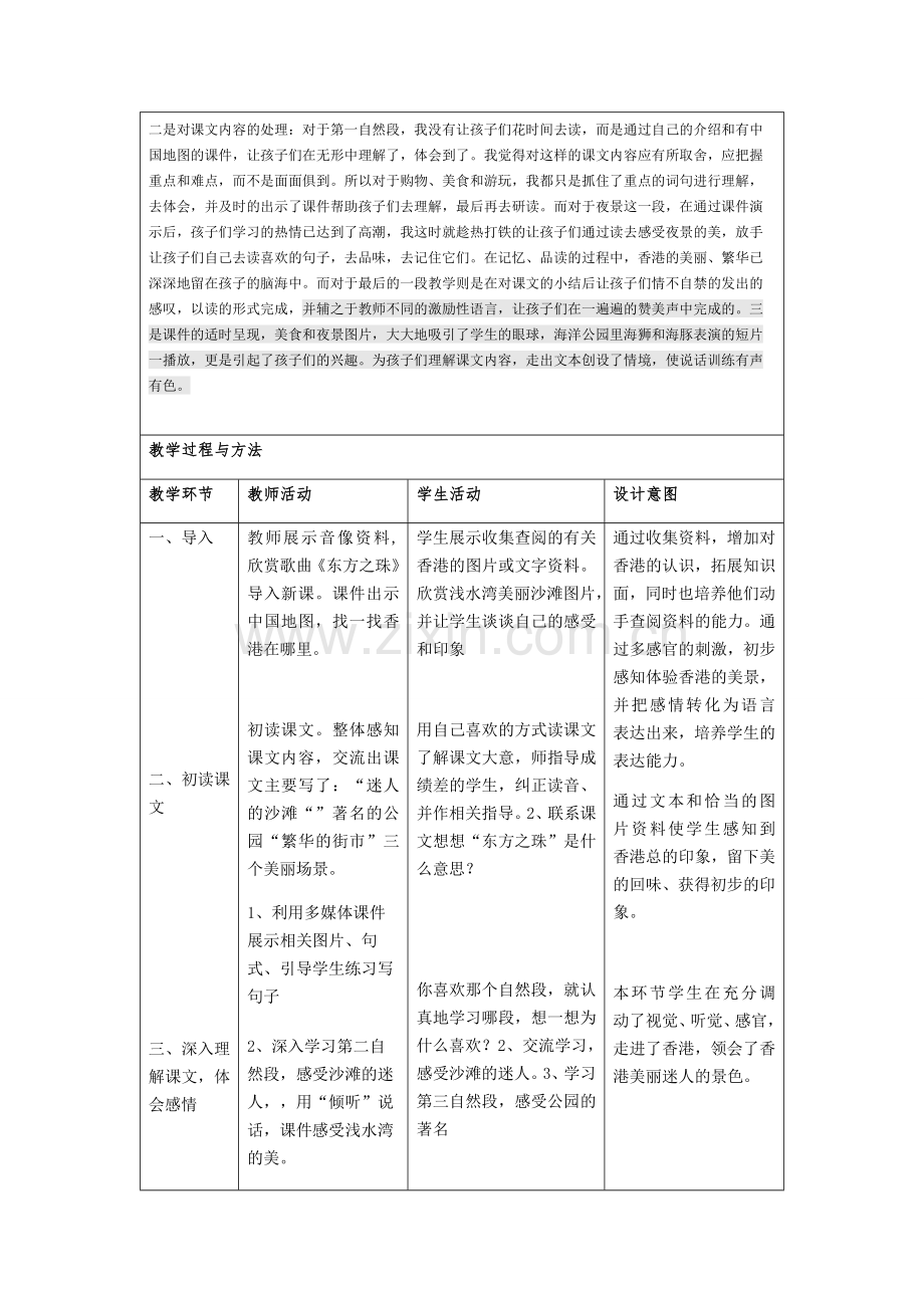 《东方之珠》教学设计.docx_第2页