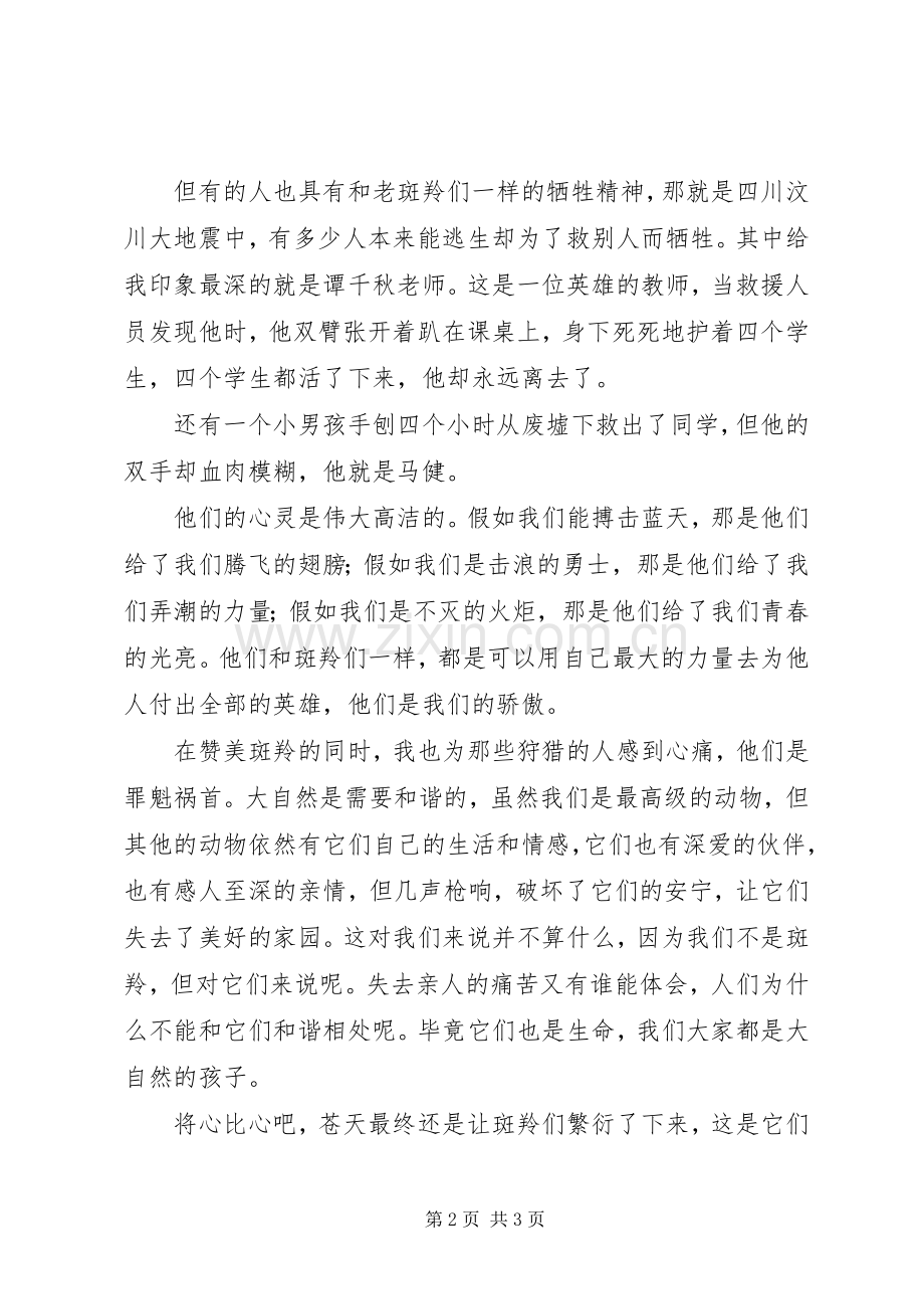 斑羚飞渡读后有感.docx_第2页