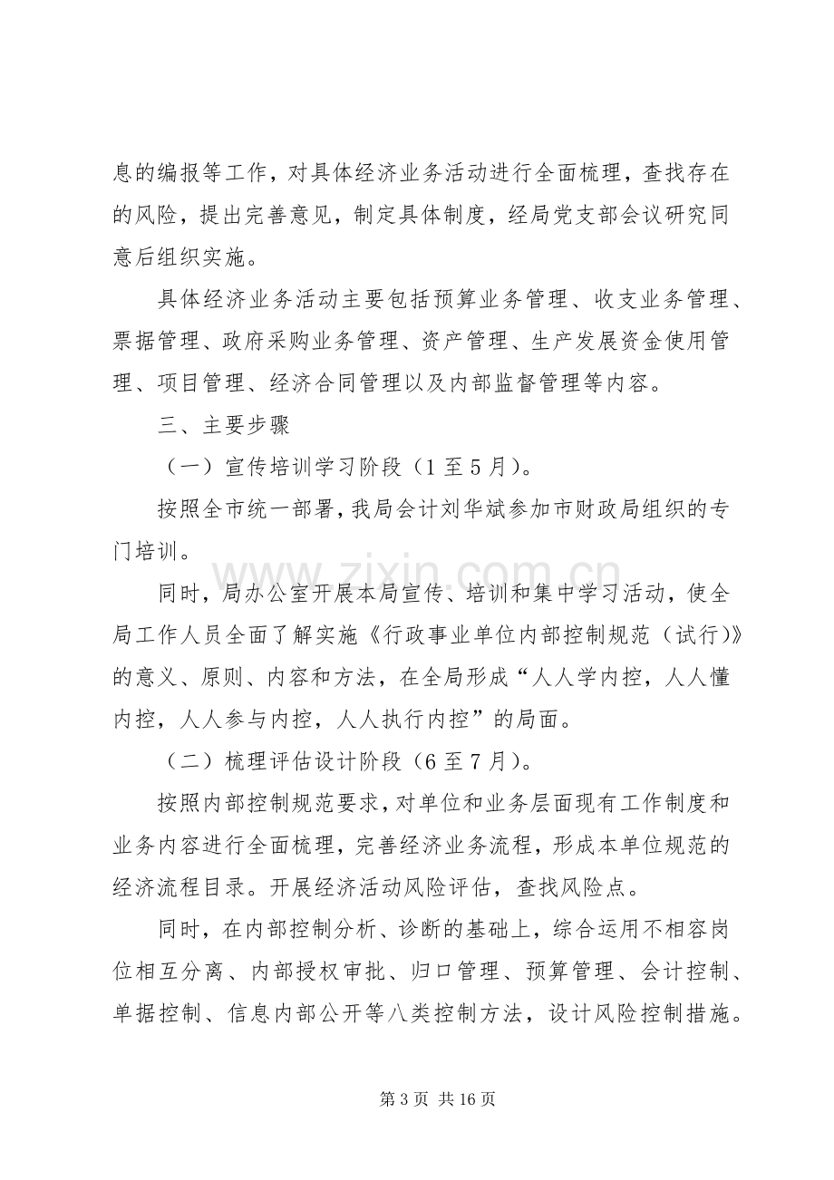 行政事业单位内部控制工作方案-行政事业单位内部控制现状.docx_第3页