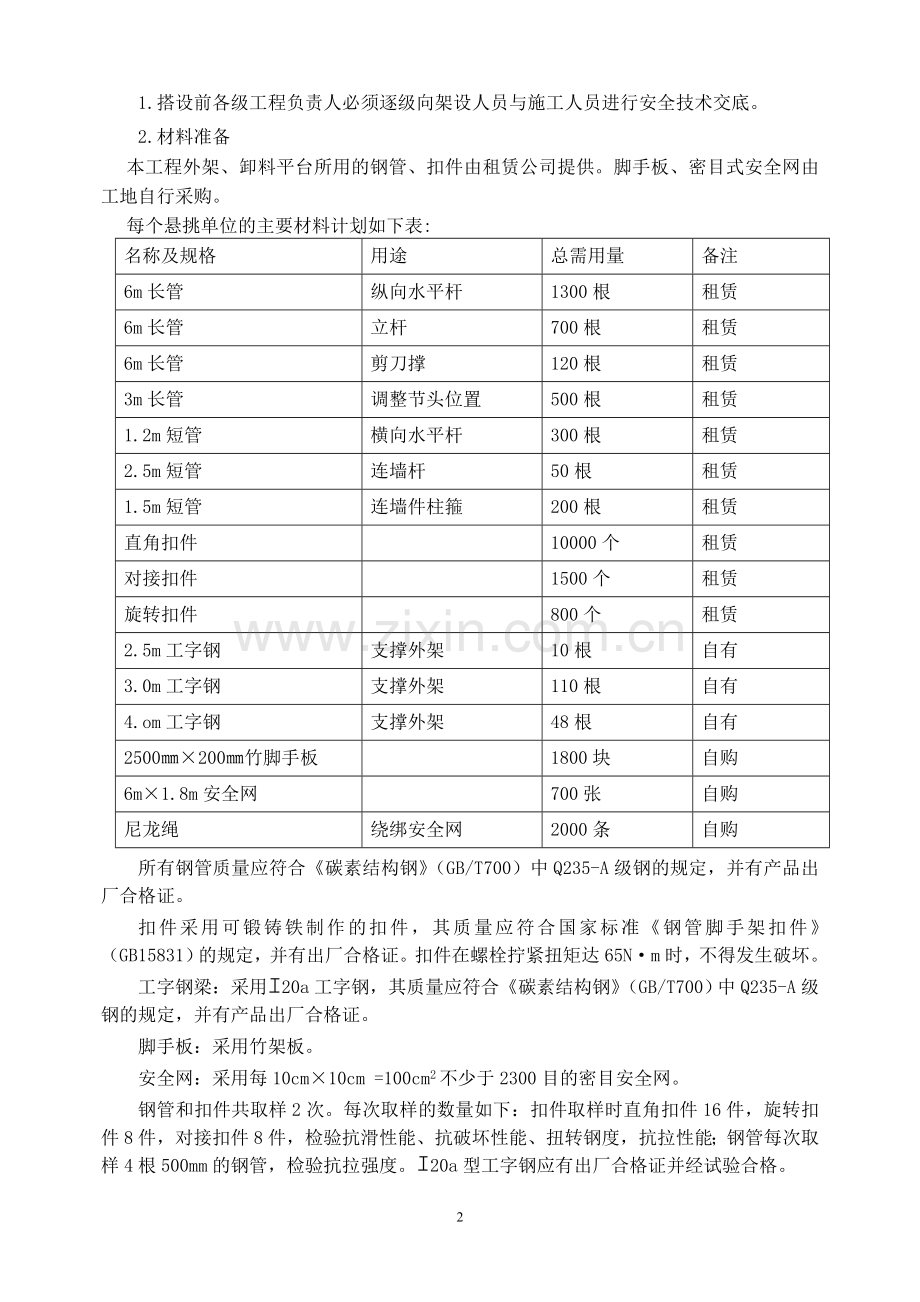 悬挑脚手架施工方案(新).doc_第2页