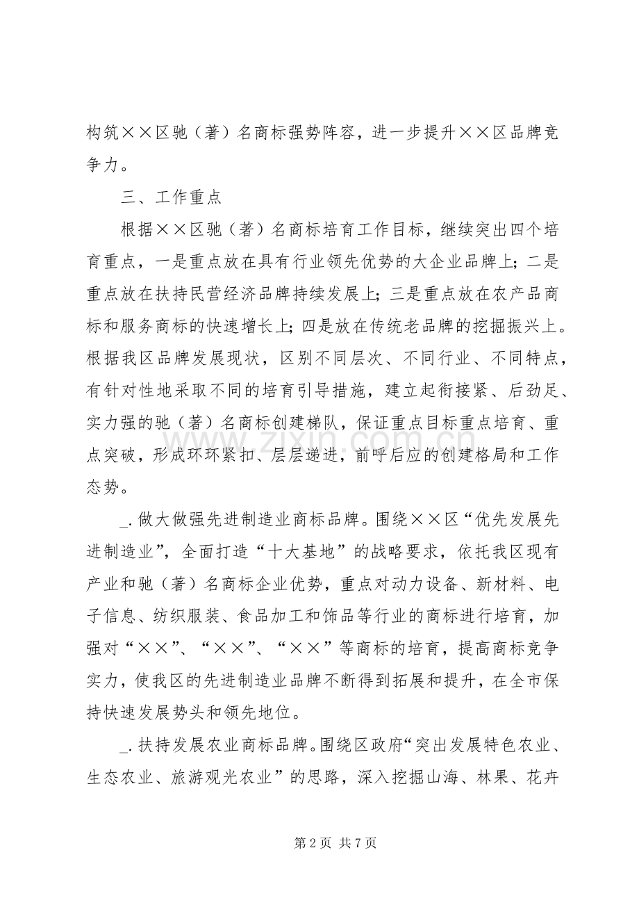 工商分局商标培育方案.docx_第2页