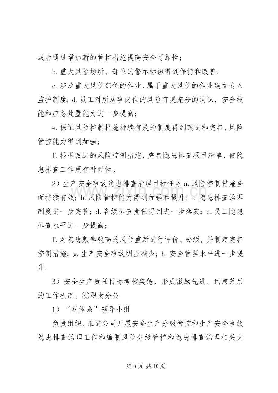 燃气公司风险分级管控及隐患排查治理体系建设工作方案 .docx_第3页