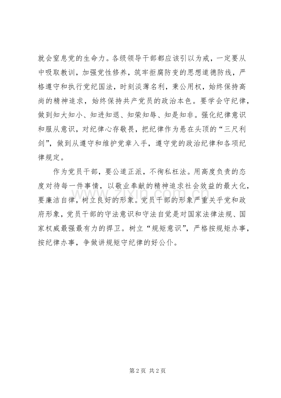 讲政治守纪律守规矩心得体会.docx_第2页