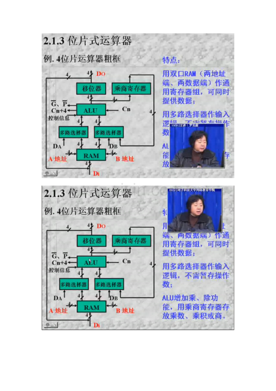 计算机组成原理(罗克露)第二章运算器和运算方2~6集(上).doc_第3页