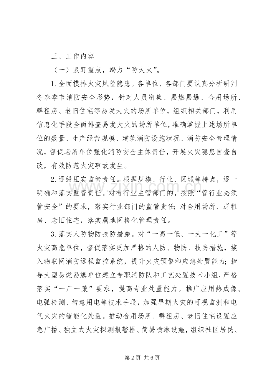 镇冬春火灾防控工作实施方案.docx_第2页