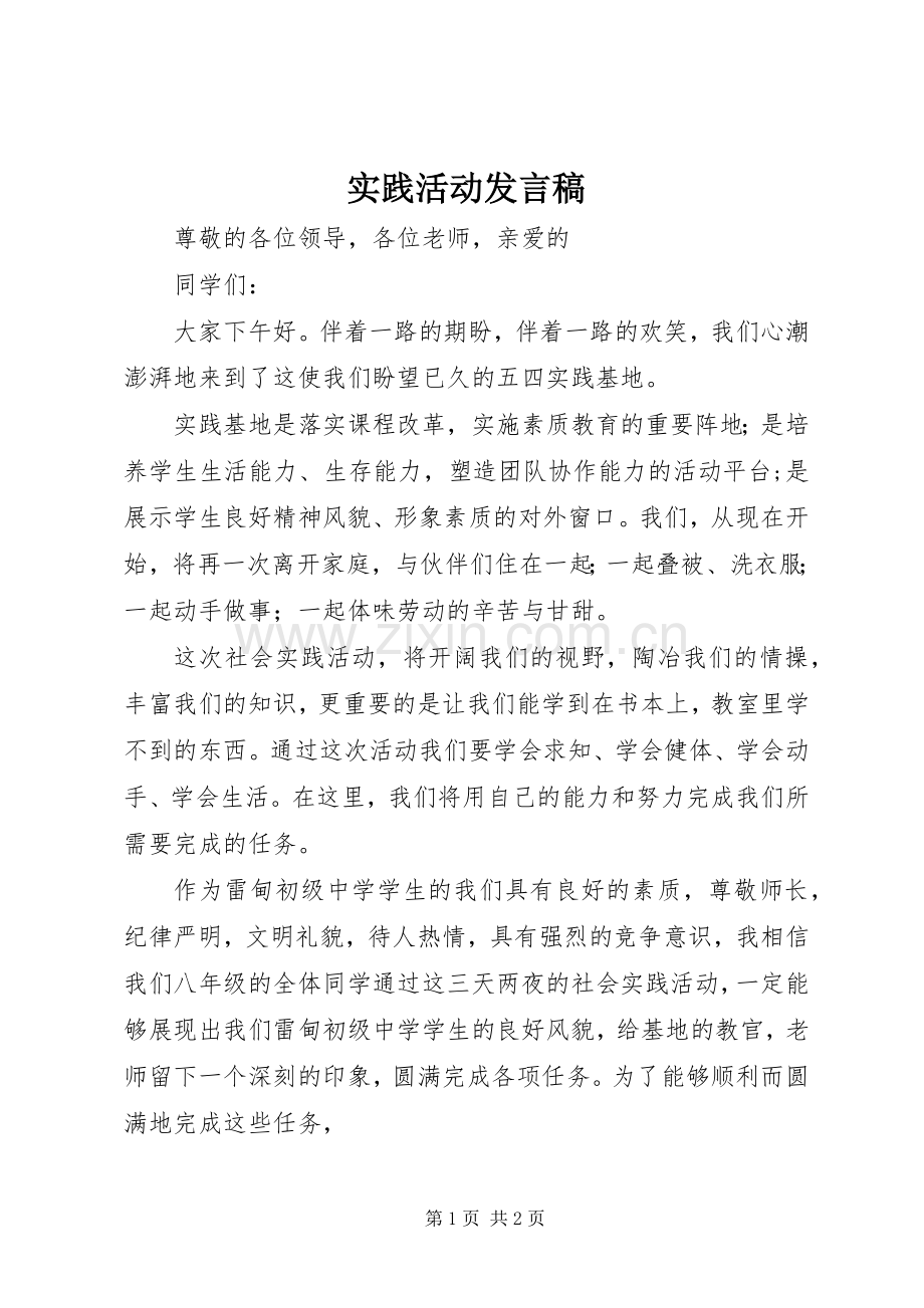 实践活动发言稿.docx_第1页