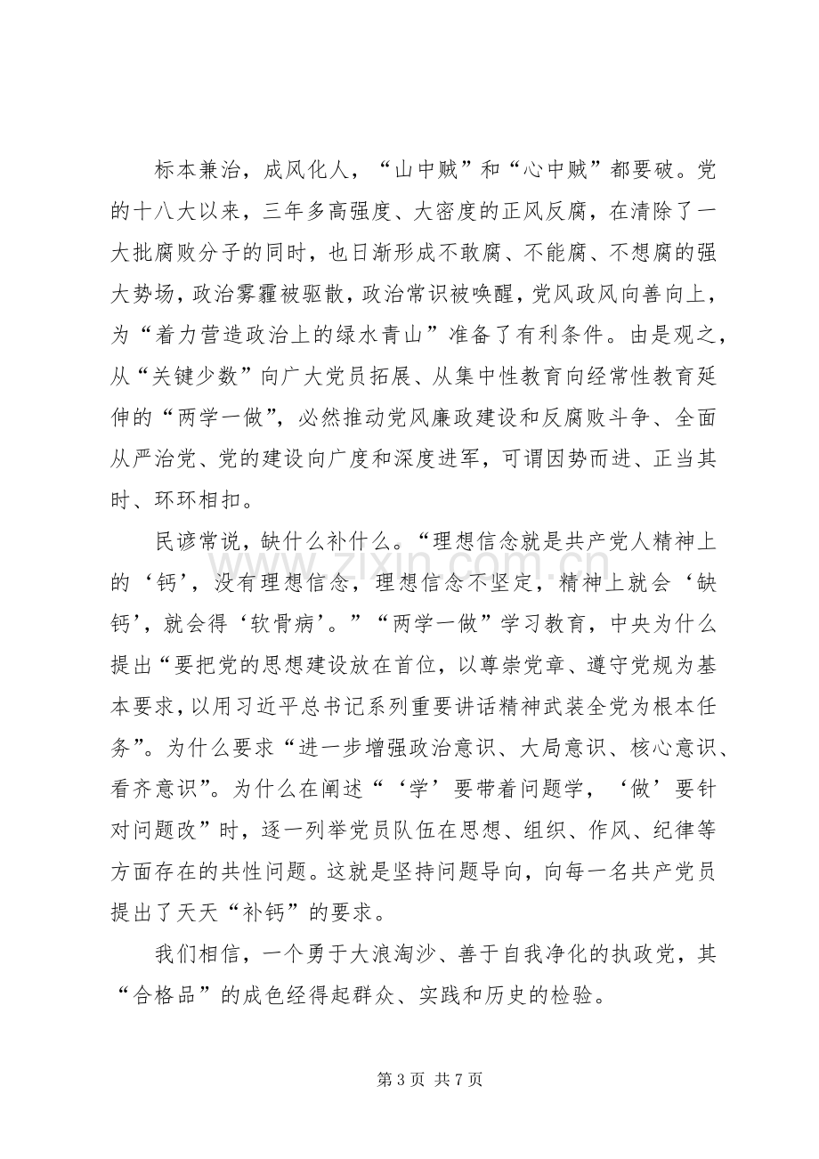 纪检干部两学一做心得体会范文.docx_第3页