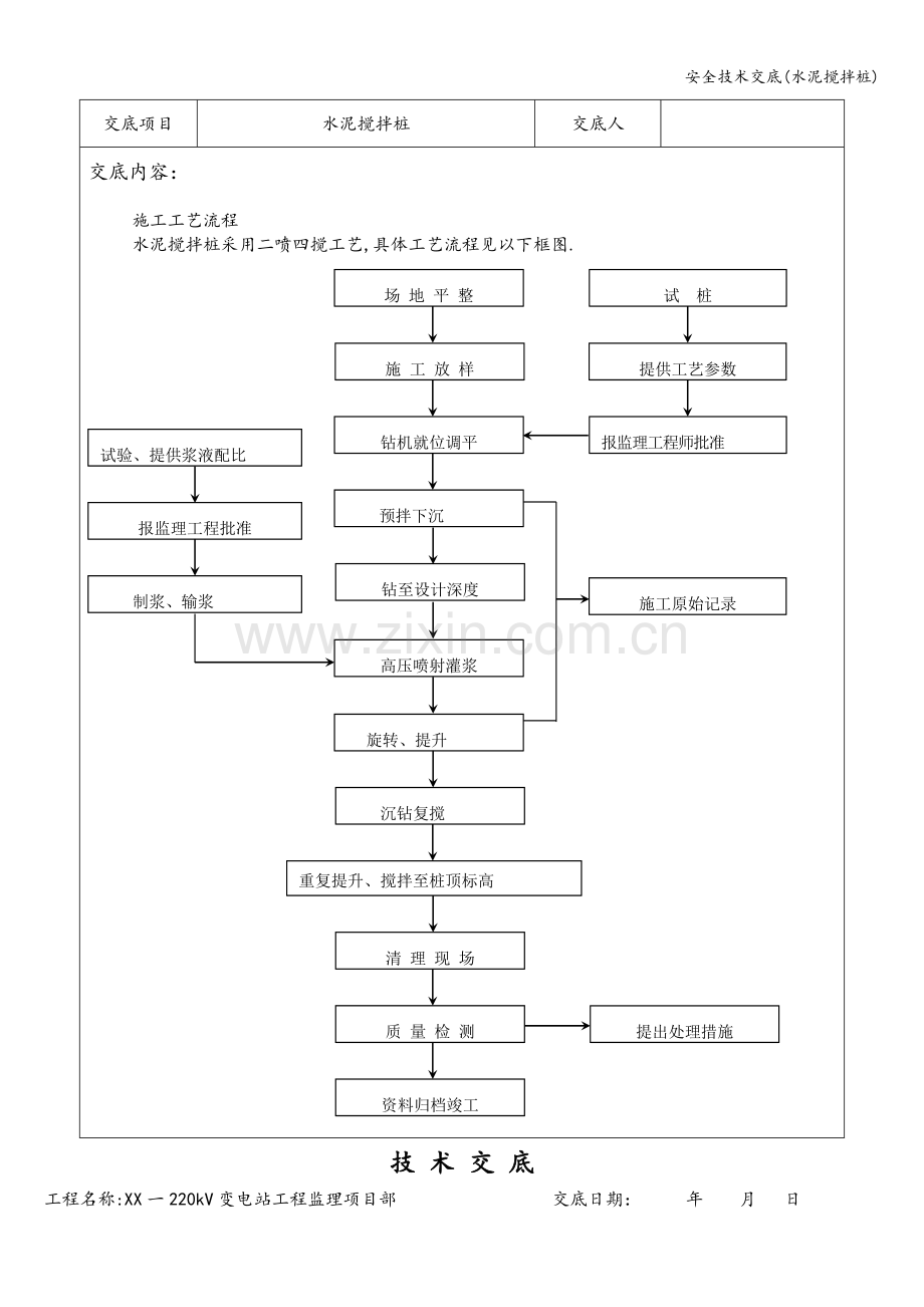 安全技术交底(水泥搅拌桩).doc_第2页