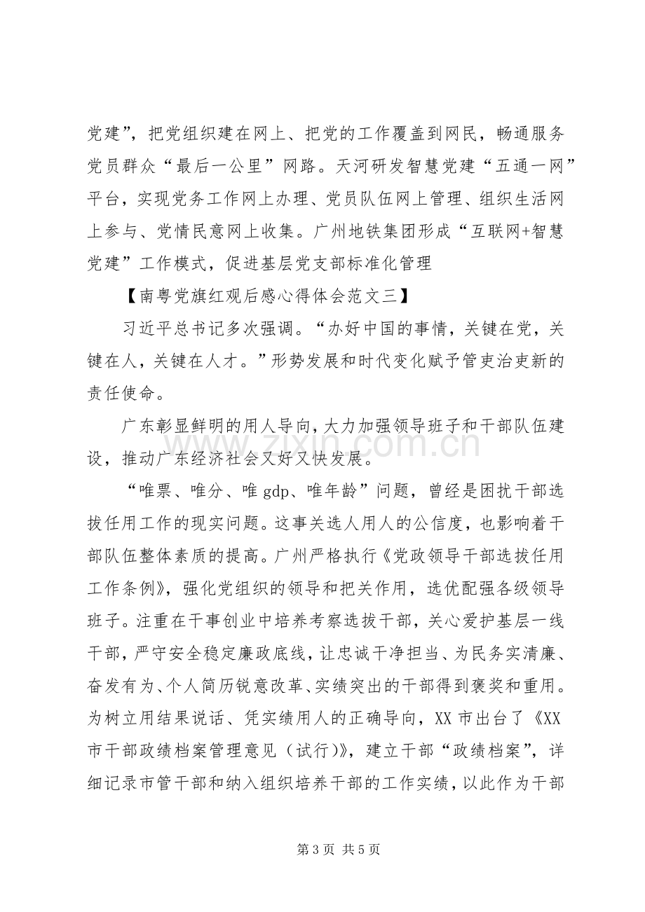 XX年南粤党旗红观后感心得体会.docx_第3页