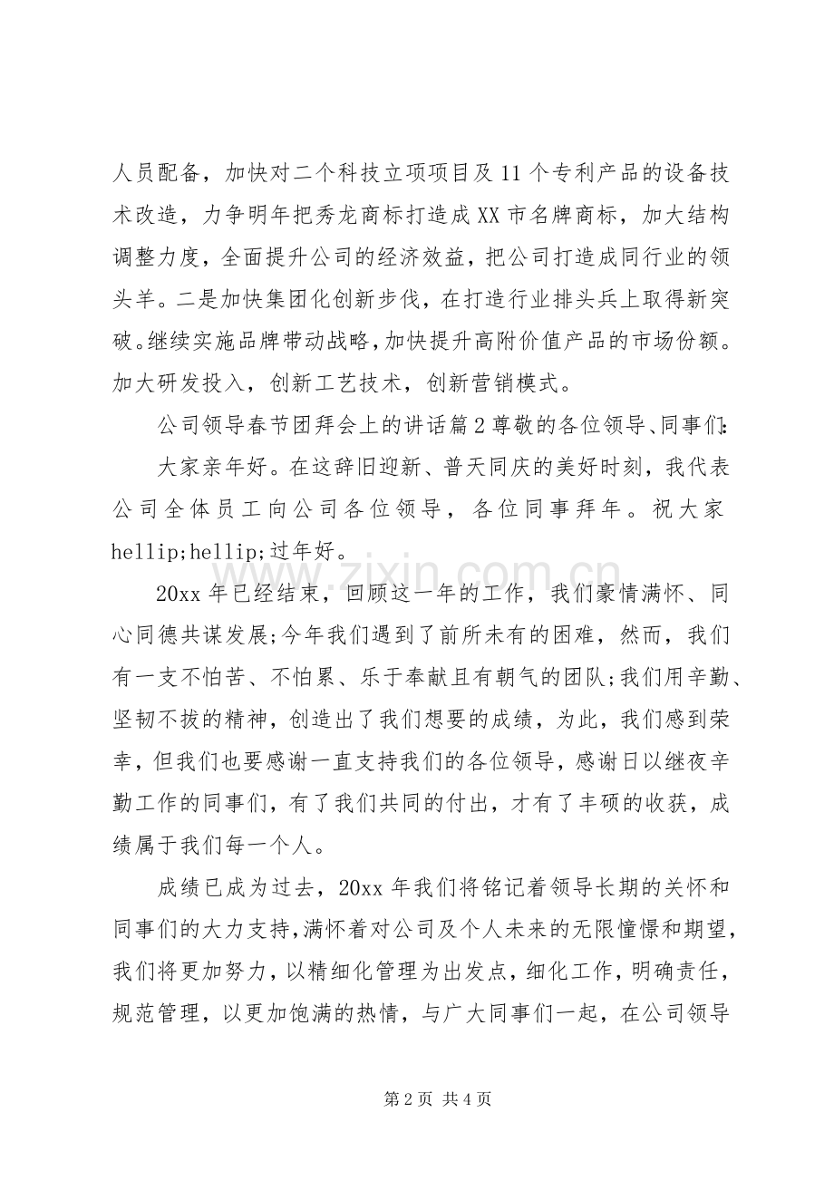 公司领导春节团拜会上的讲话.docx_第2页