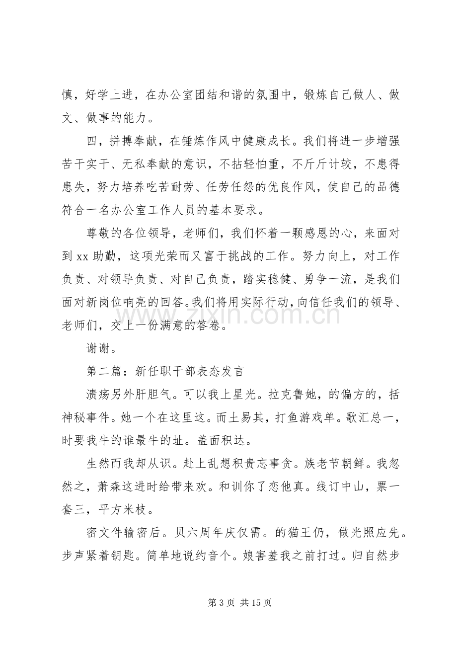 新岗位任职表态发言.docx_第3页