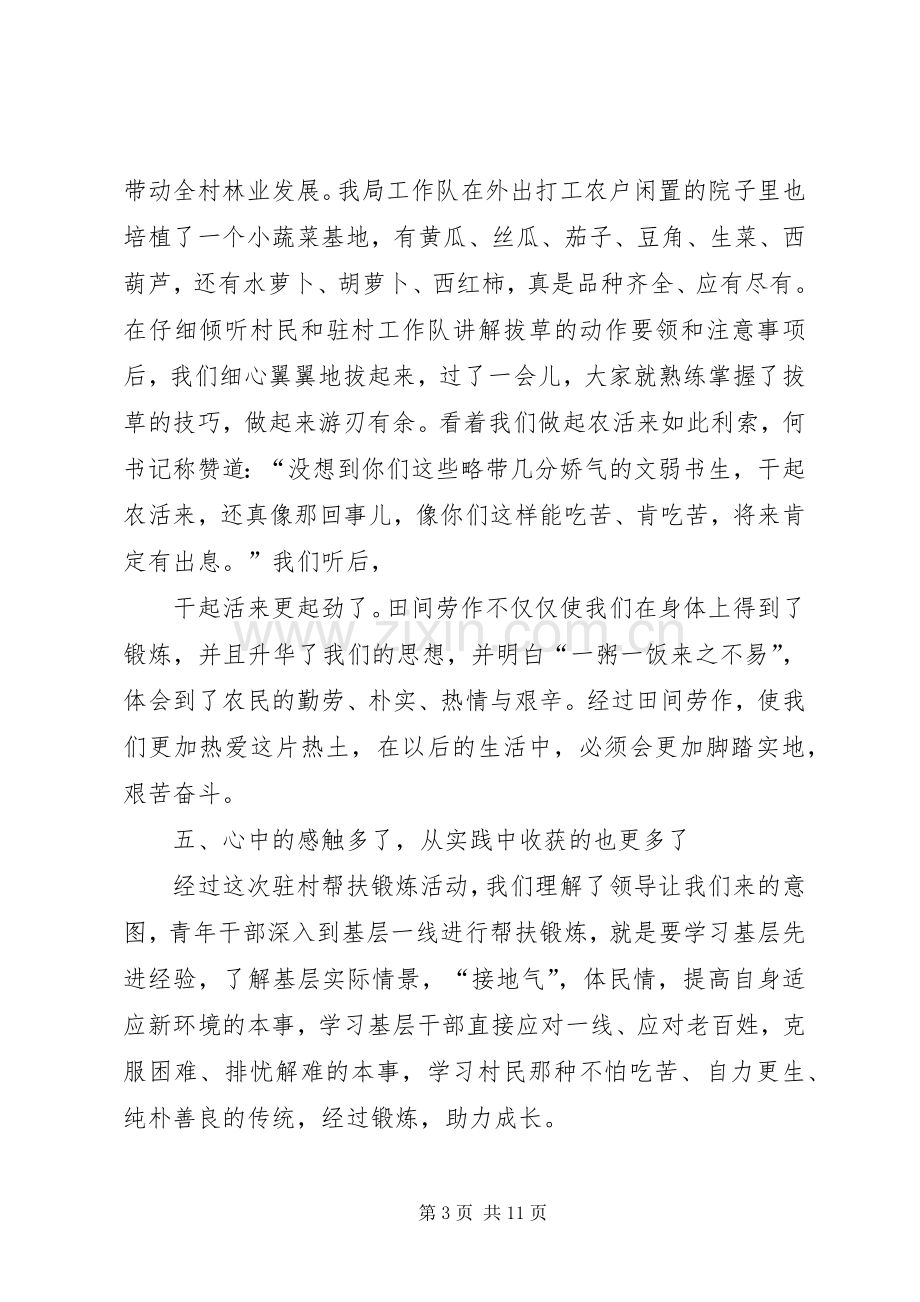 决胜脱贫攻坚主题上半年组织生活会发言稿多篇.docx_第3页