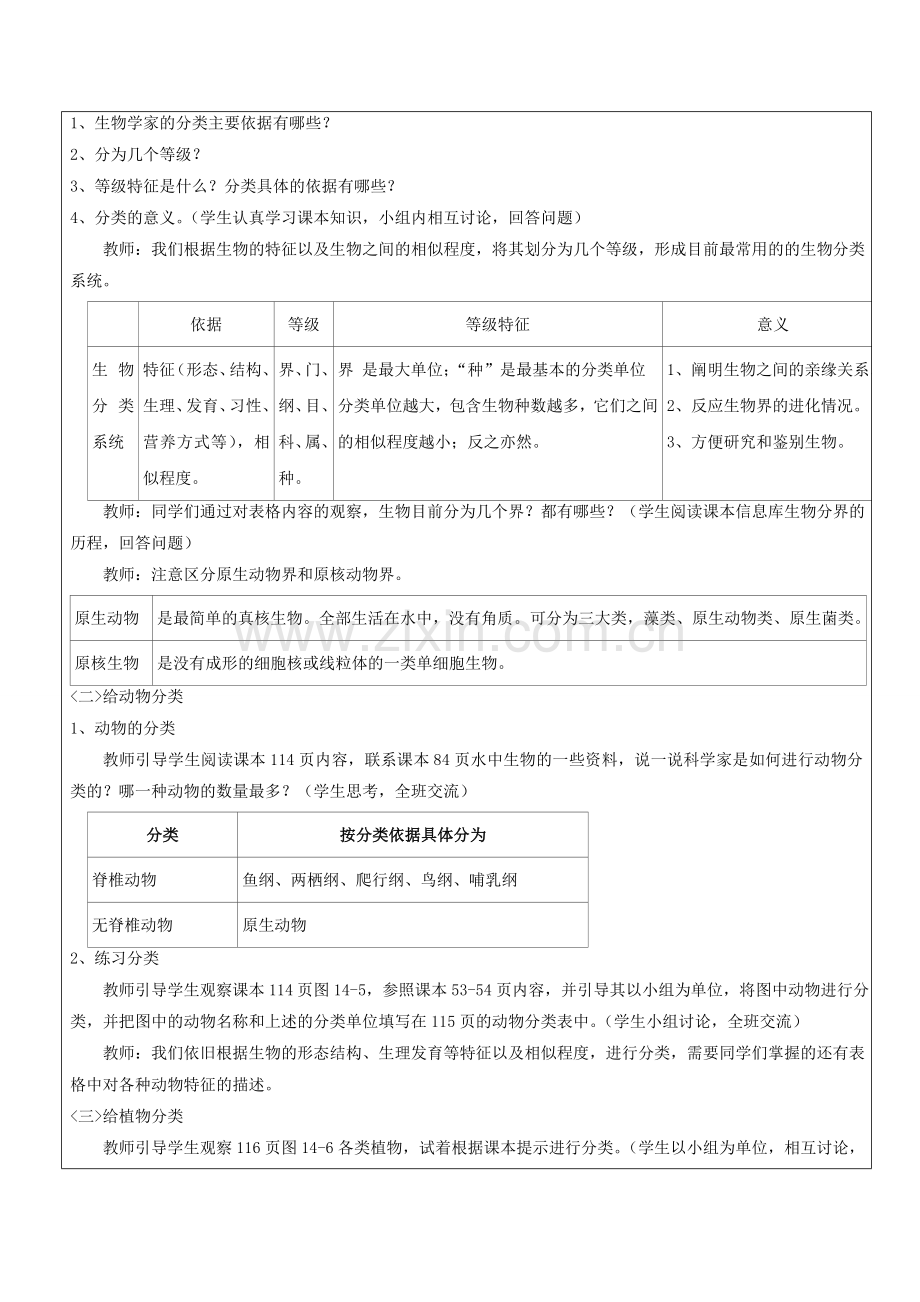 《第1节-生物的命名和分类》教案2.doc_第2页