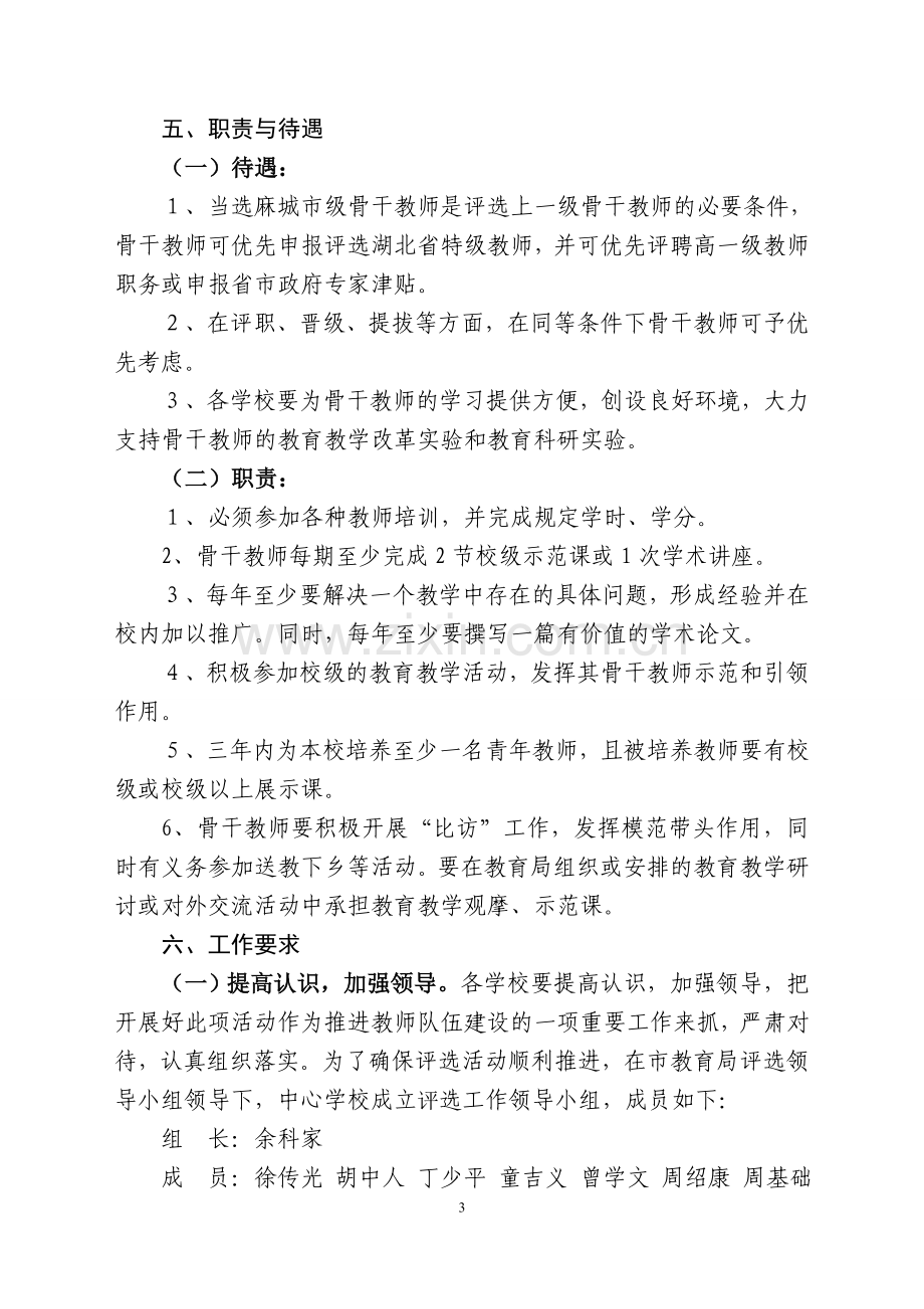 三河口镇中小学骨干教师评选实施方案.doc_第3页