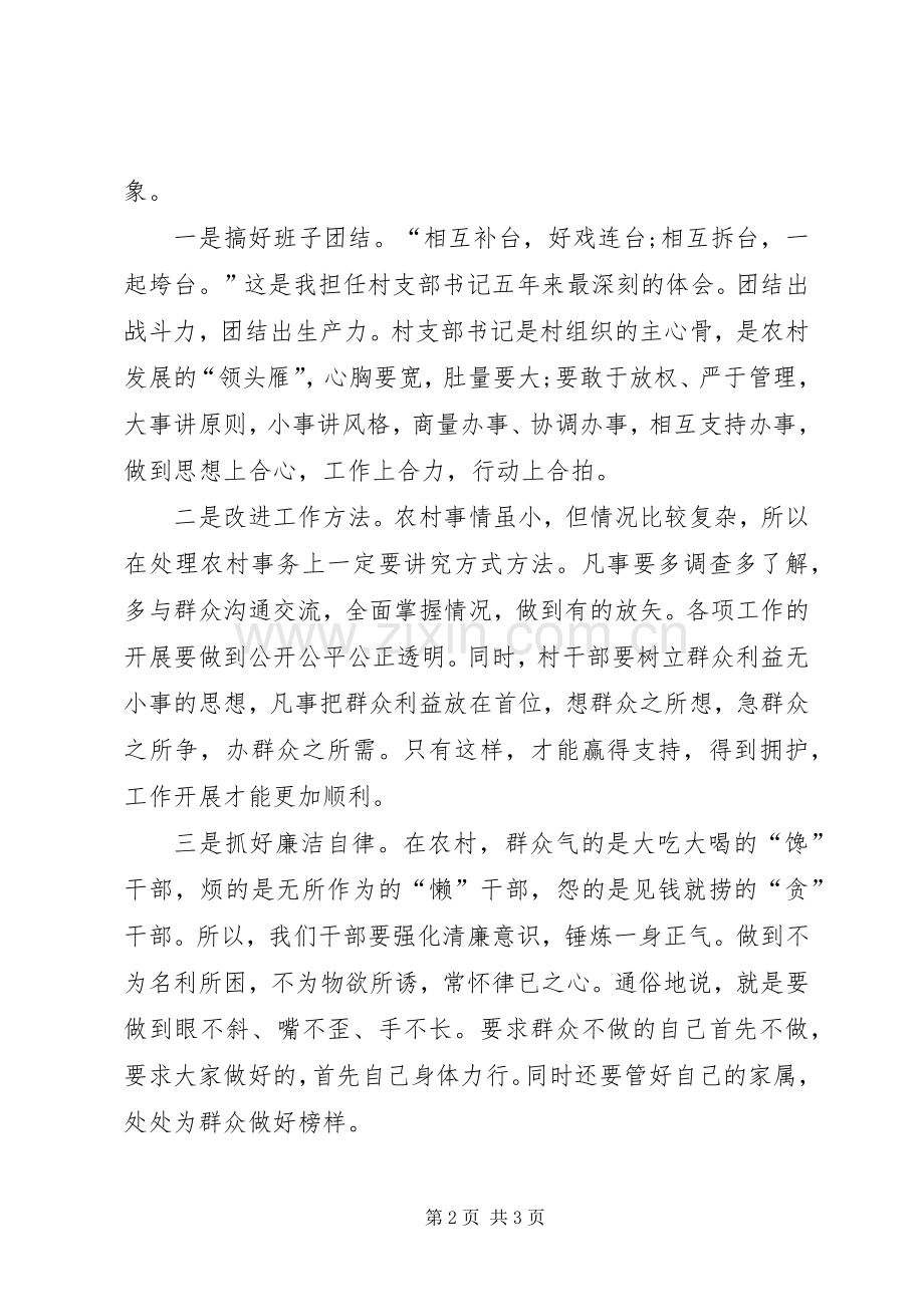 新任党支部书记发言.docx_第2页