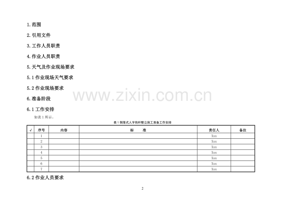 倒落式人字抱杆组立砼杆施工方案.doc_第2页