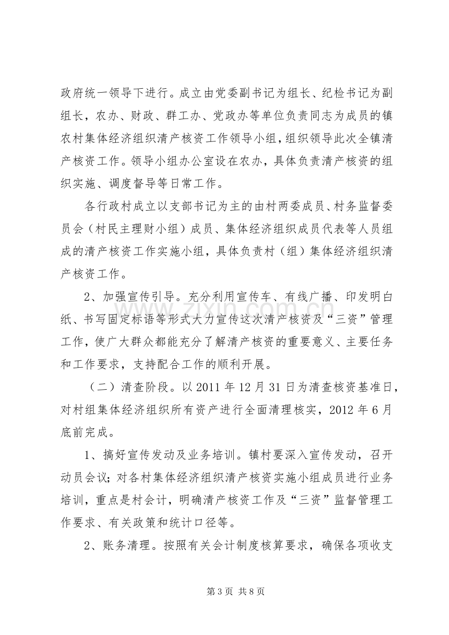 高XX县区农村集体经济组织清产核资工作方案.docx_第3页