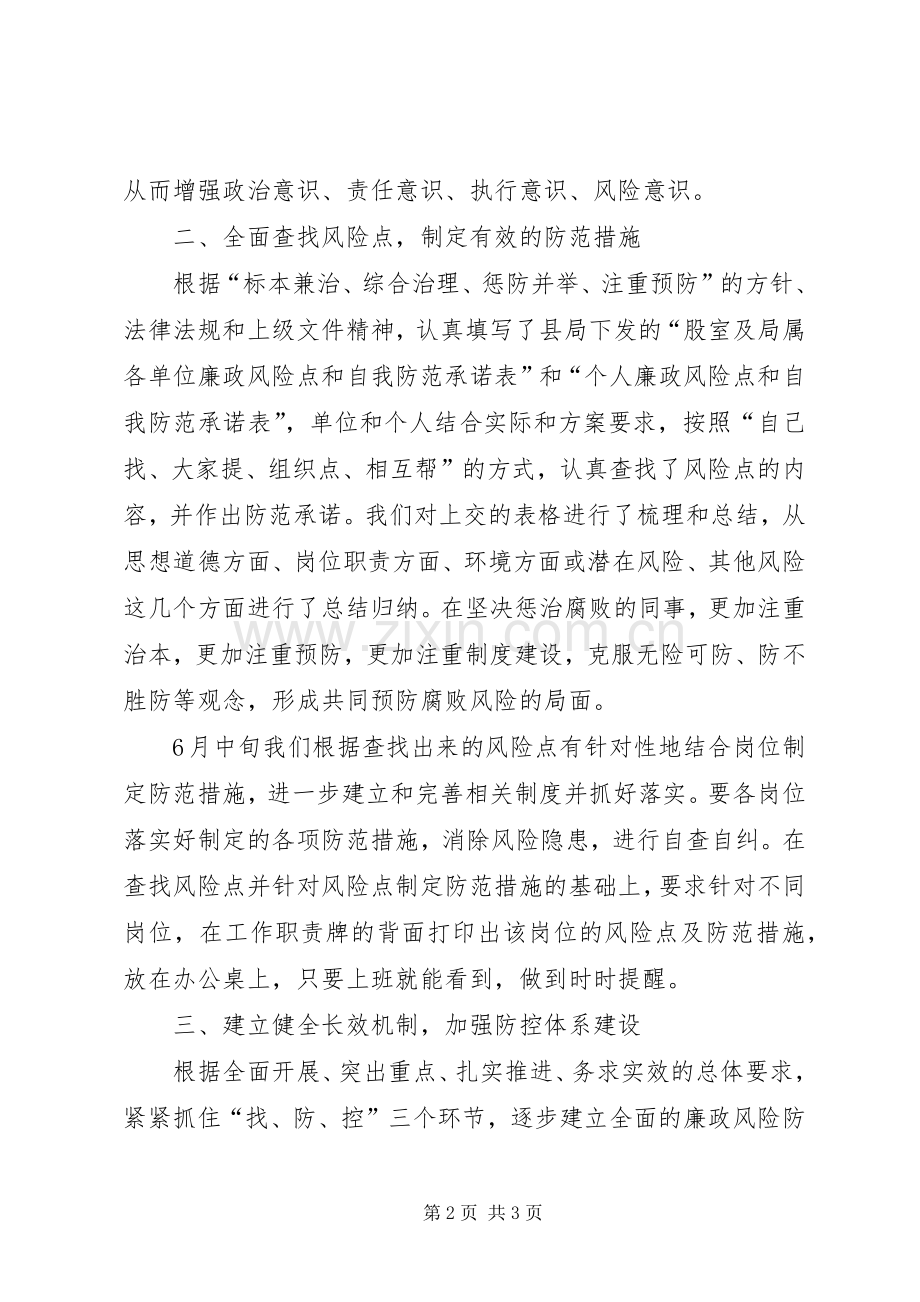 廉政风险点防范实施方案[模版] .docx_第2页