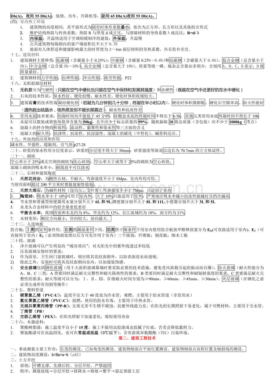 二级建造师建筑实务综合整理.doc_第3页