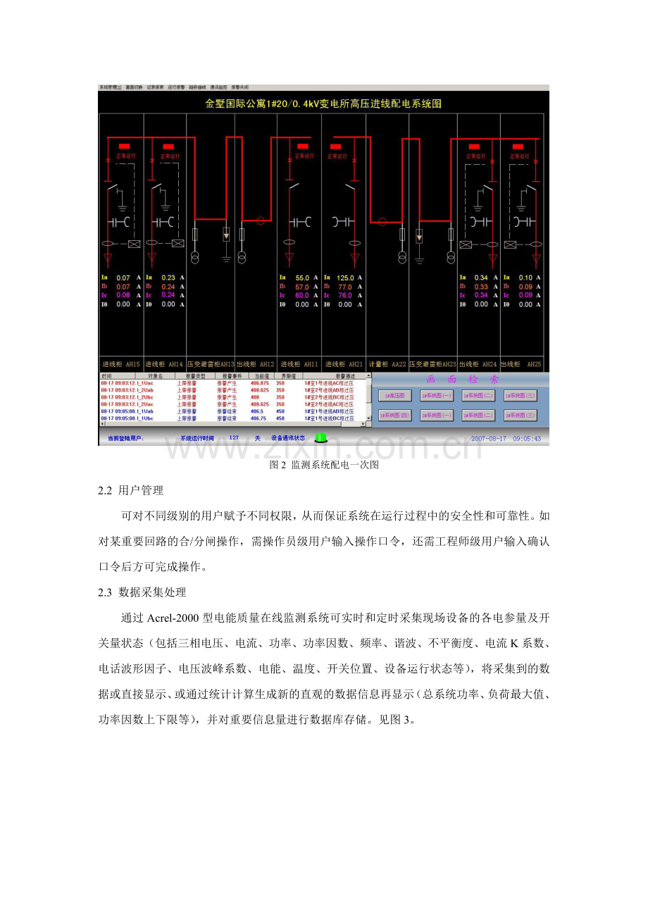 安科瑞基于ACR电力质量分析仪的电能质量在线监测方案.doc_第3页