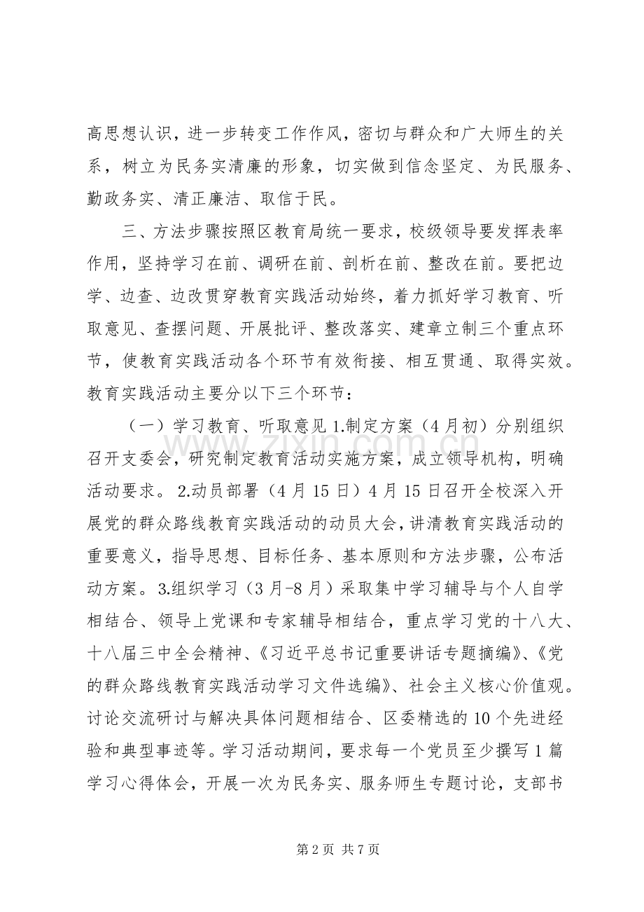 群众路线教育实践实施方案.docx_第2页