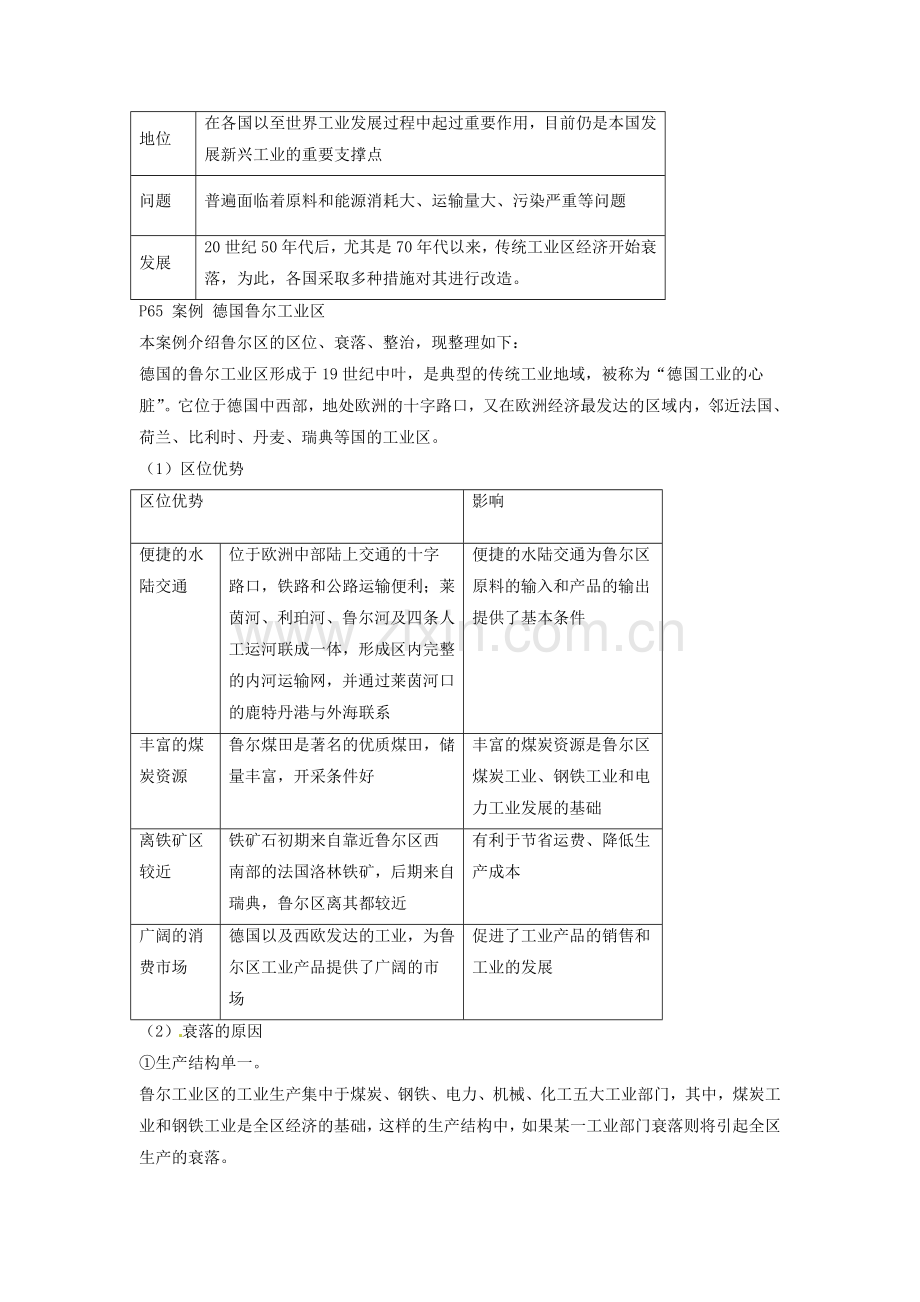 《传统工业区与新工业区》教学设计1-1.doc_第2页