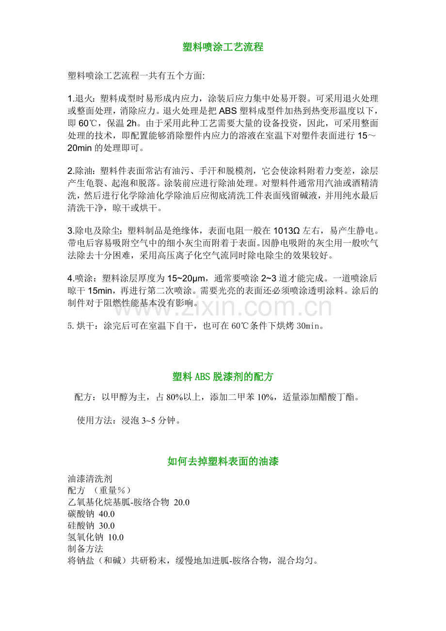 塑料喷涂工艺流程.doc_第1页