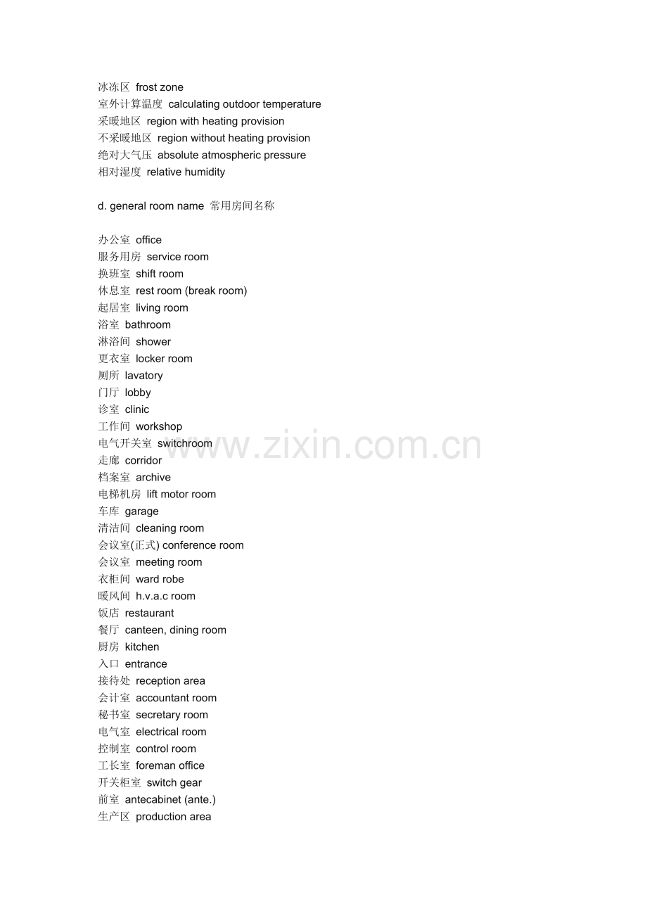 常用的建筑学常见英语词汇1.doc_第2页