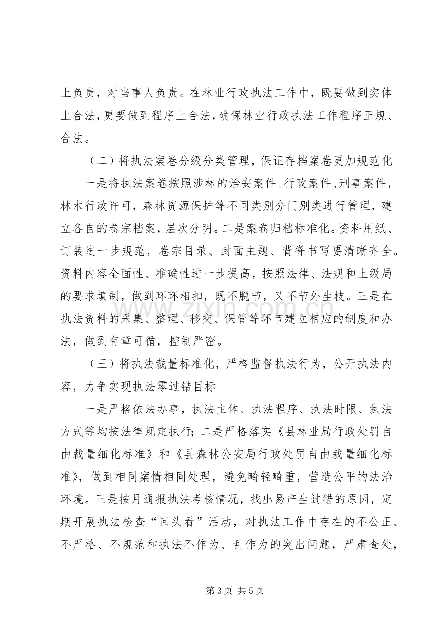 林业局执法责任制建设实施方案.docx_第3页