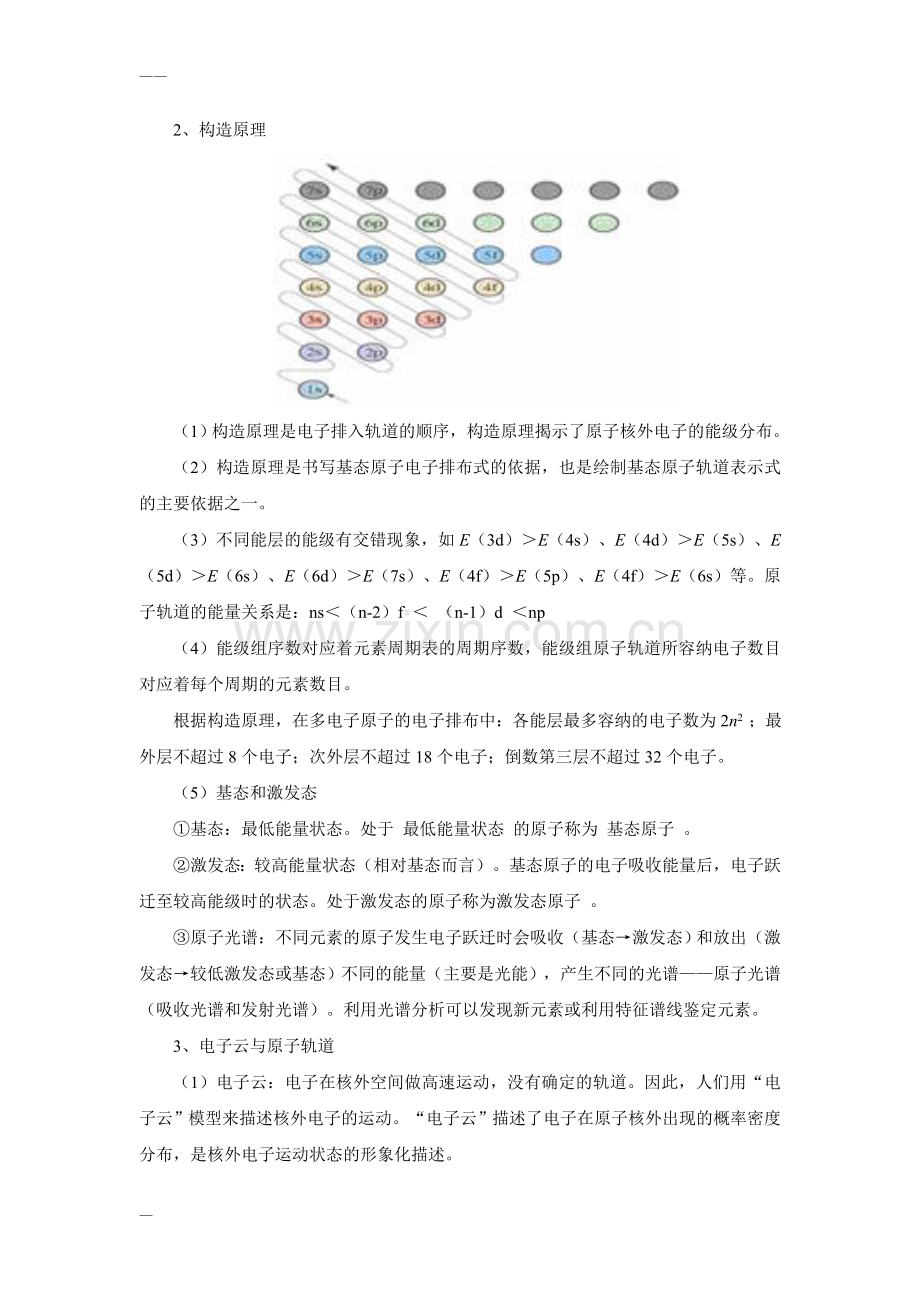 高中化学选修3物质结构与性质全册知识点总结.doc_第2页