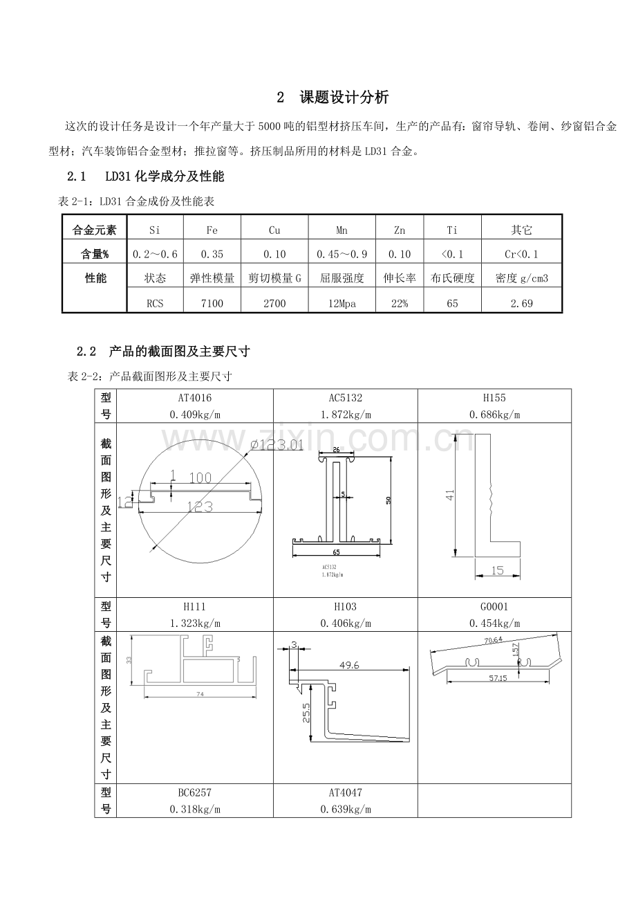 铝型材加工工厂课程设计说明书.doc_第2页