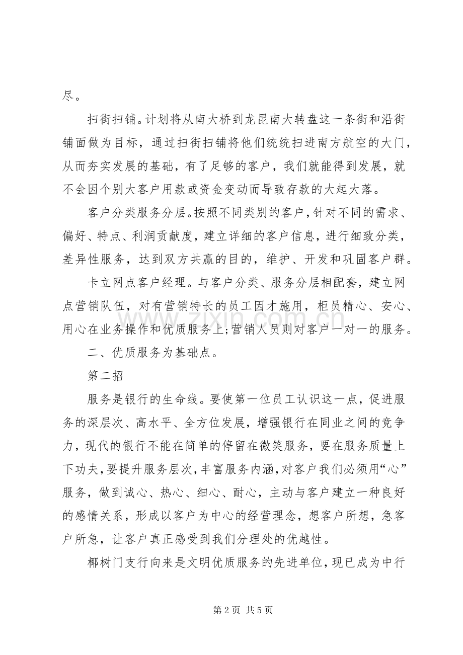 银行分理处主任竞聘上岗演讲稿.docx_第2页