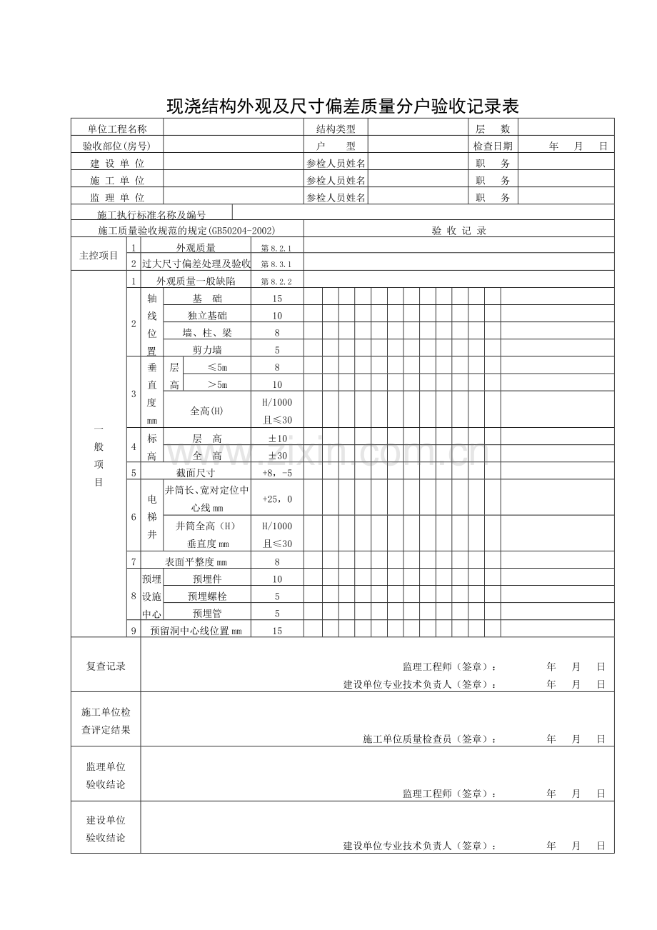 分户精细验收表.doc_第1页