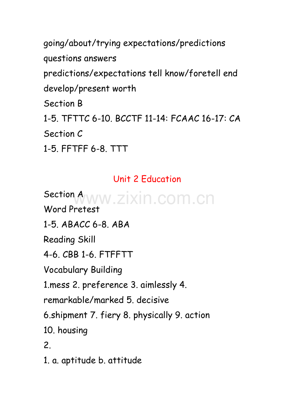 泛读教程第三册答案.doc_第2页